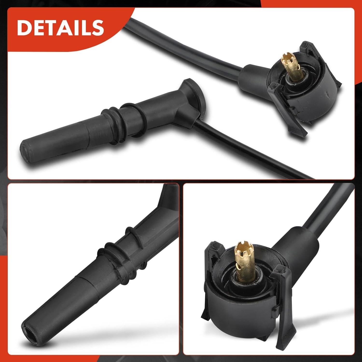 Cables de Bujía A-Premium para Ford V8 4.6L - 8 Piezas