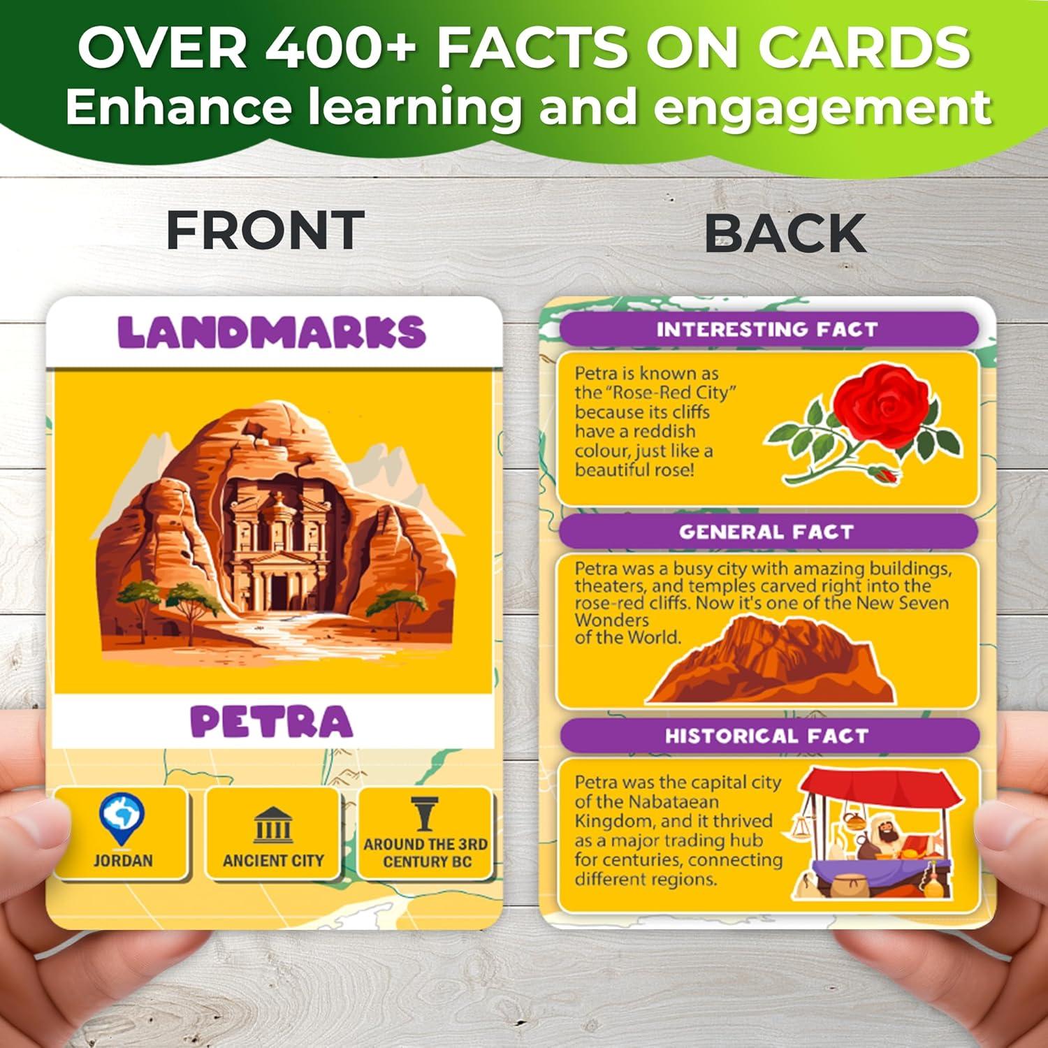 Rompecabezas Mapa Mundial QUOKKA 70 Piezas para Niños