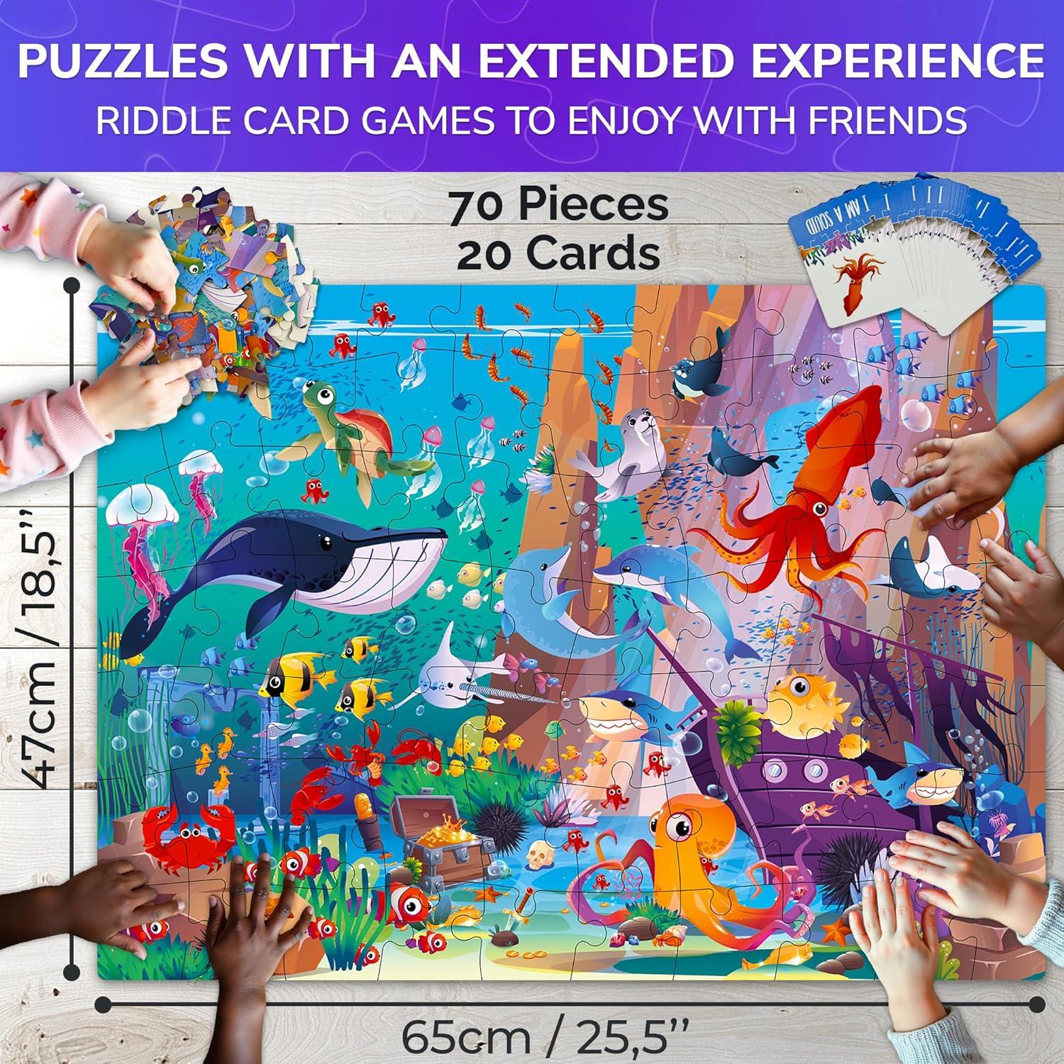 Puzzle Quokka 70 Piezas Buscar y Encontrar para Niños