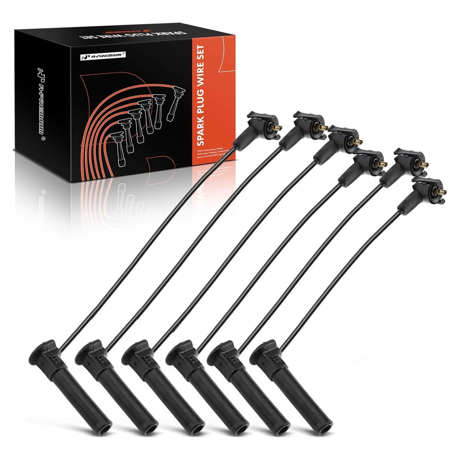 Juego de Cables de Bujía A-Premium 6 para Ford V6 4.0L