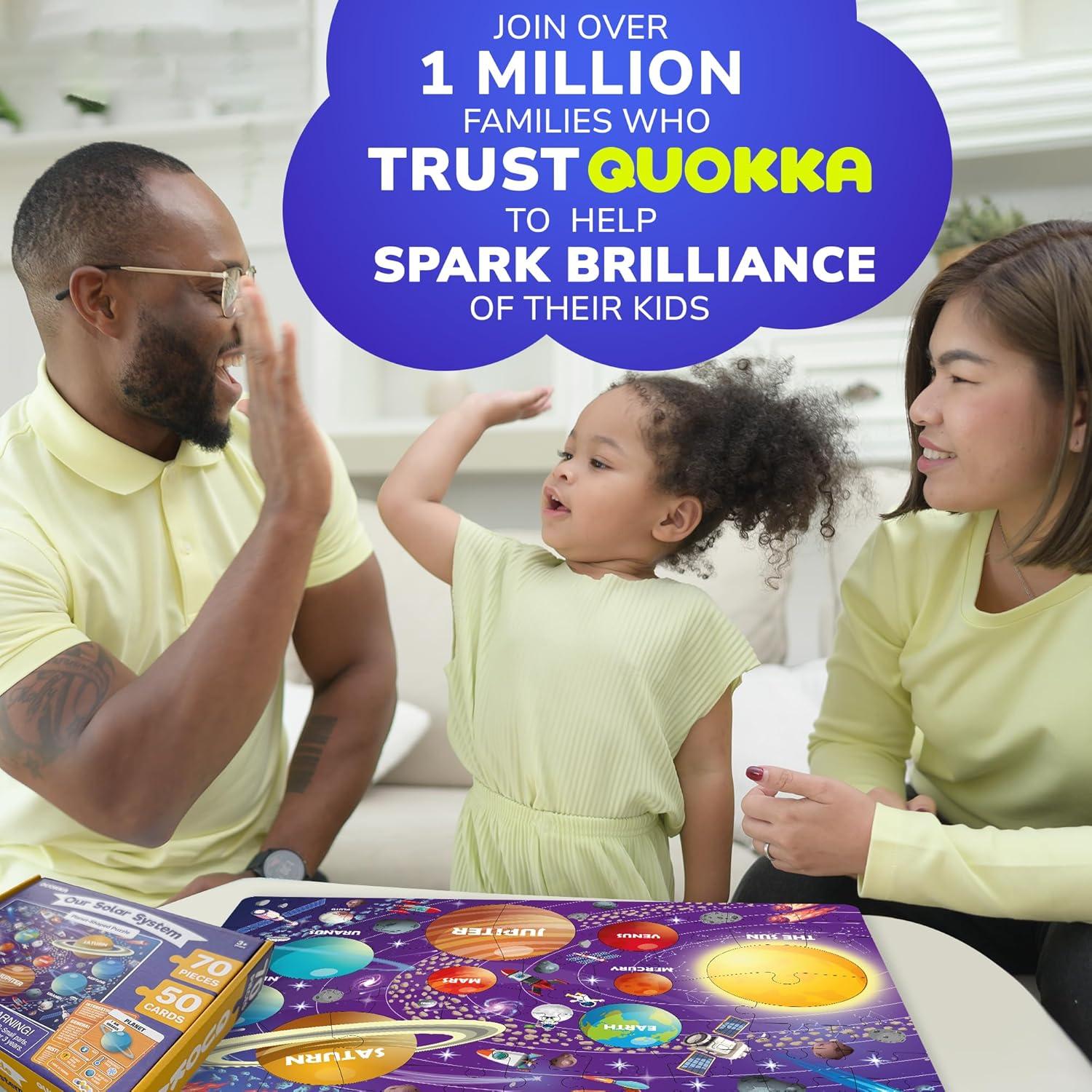 Puzzle Espacial Quokka 70 PZS para Niños 4-6 Años