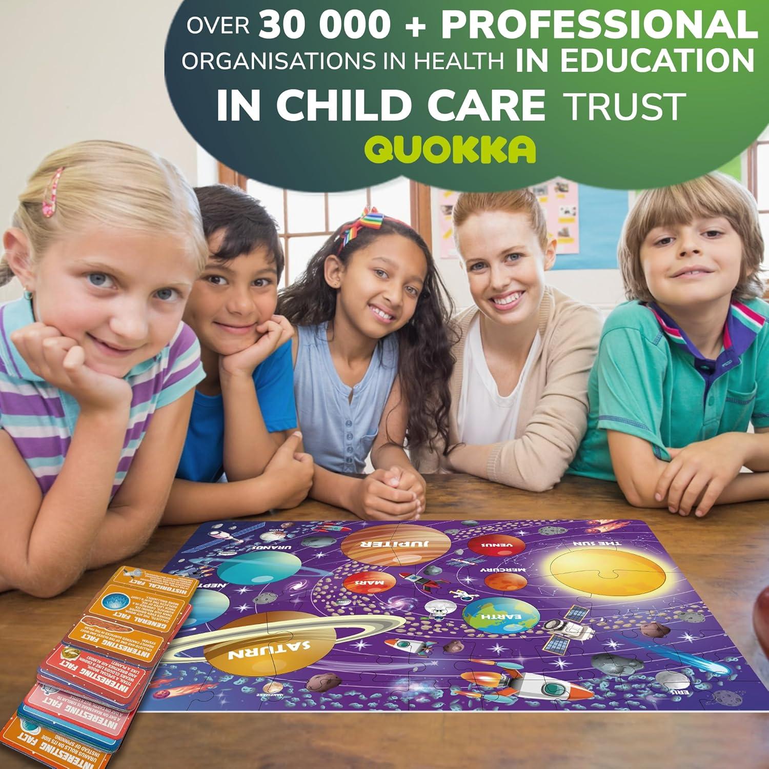 Puzzle Espacial Quokka 70 PZS para Niños 4-6 Años