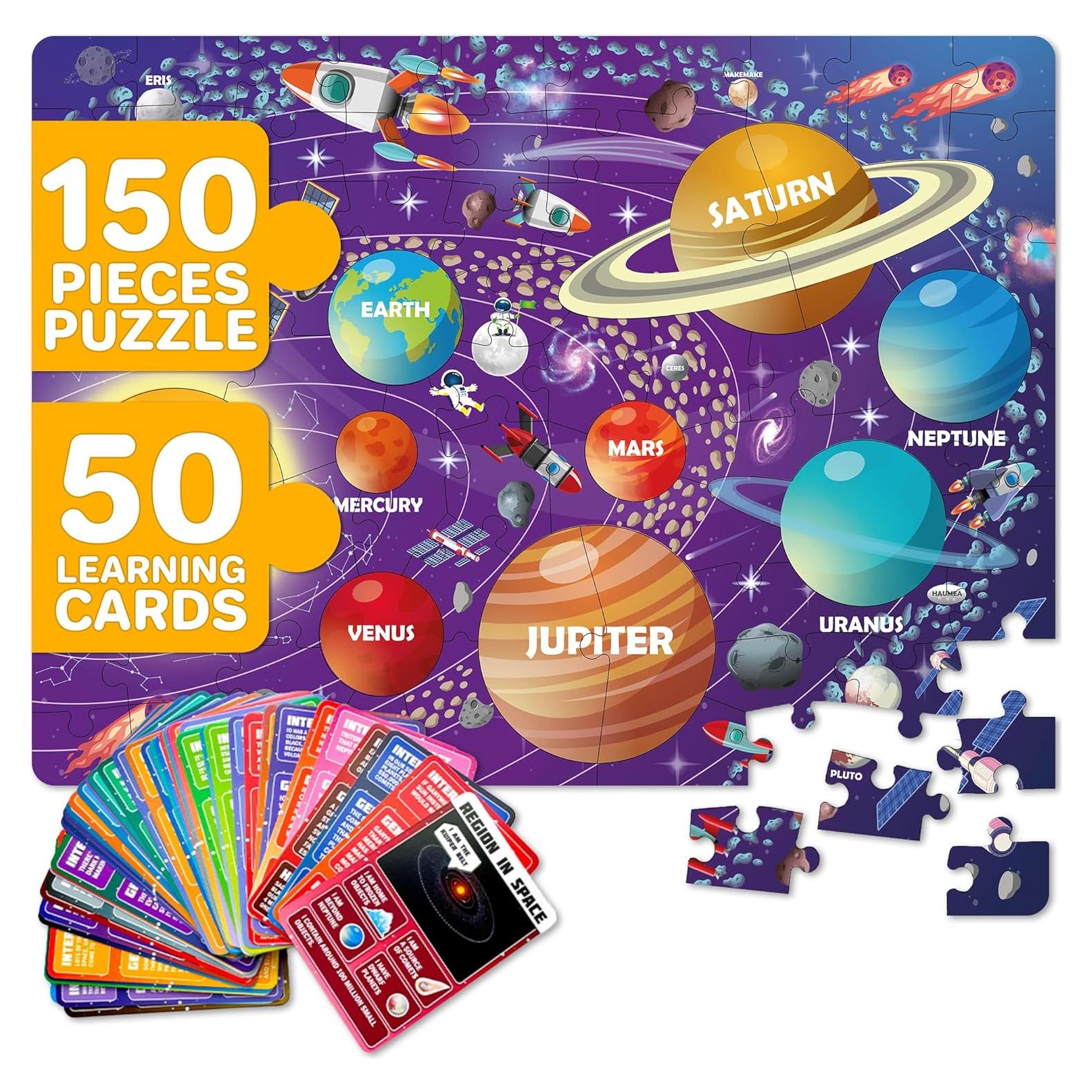 Puzzle Espacial QUOKKA 150 Piezas para Niños 4-10 Años
