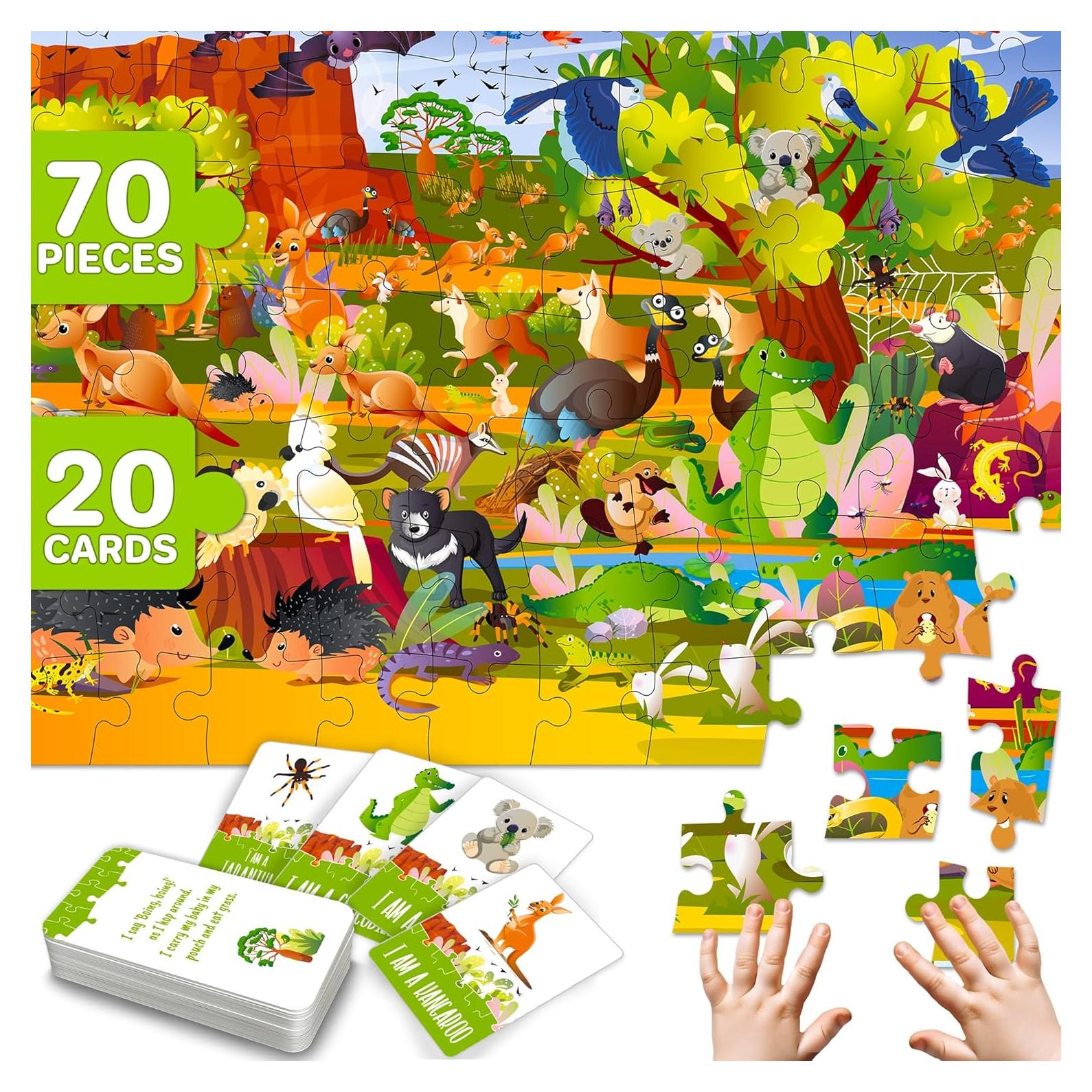 Puzzle Quokka 70 Piezas Buscar y Encontrar para Niños