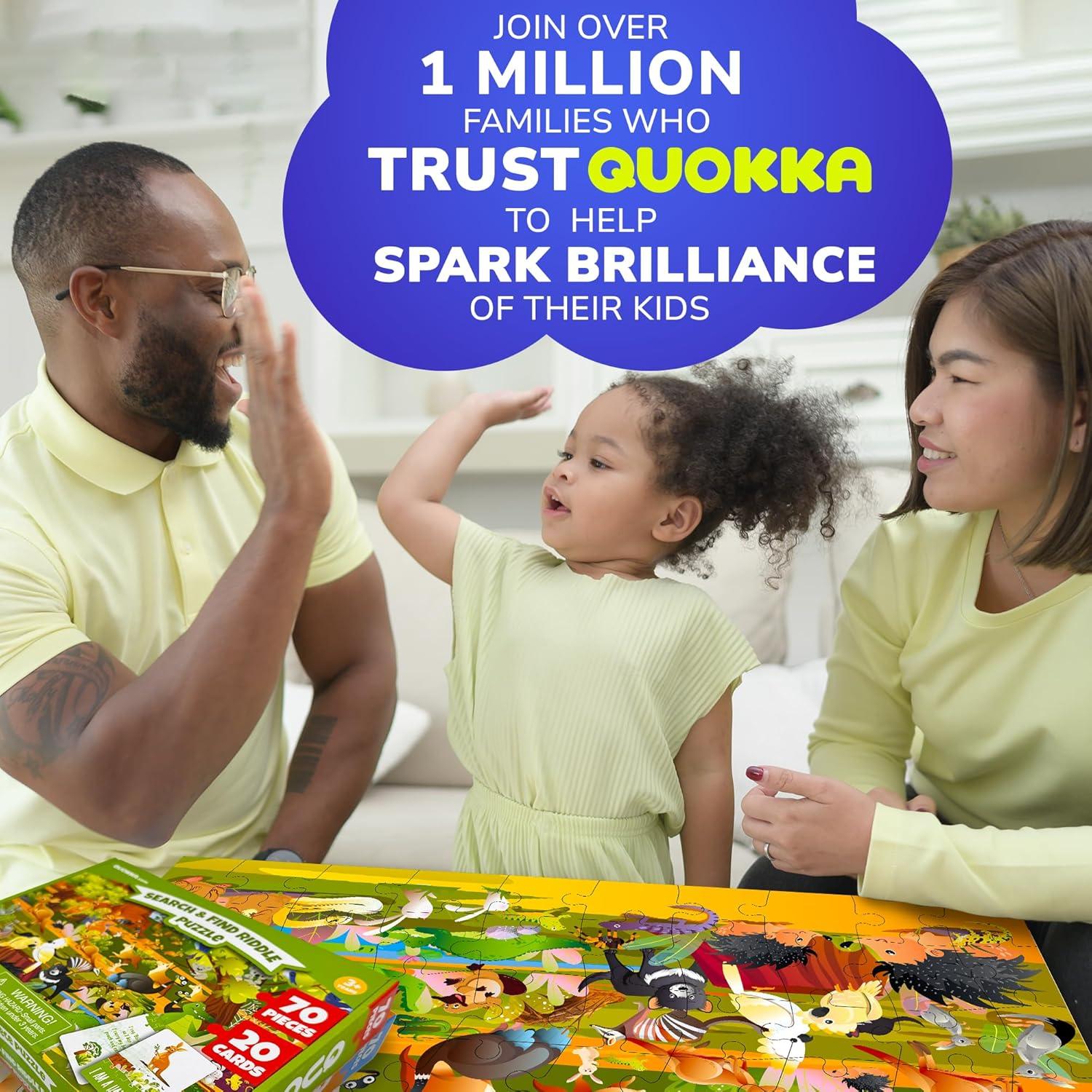 Puzzle Quokka 70 Piezas Buscar y Encontrar para Niños