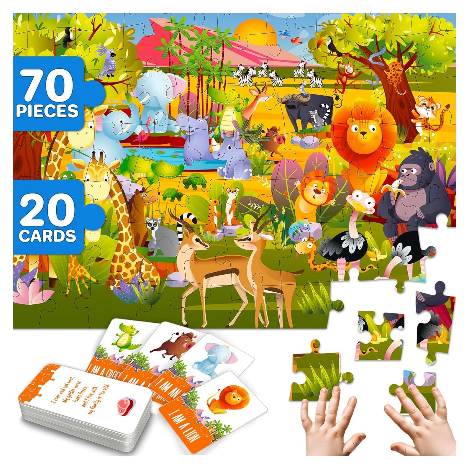 Puzzle Quokka 70 Piezas Adivinanza para Niños 4-8 Años