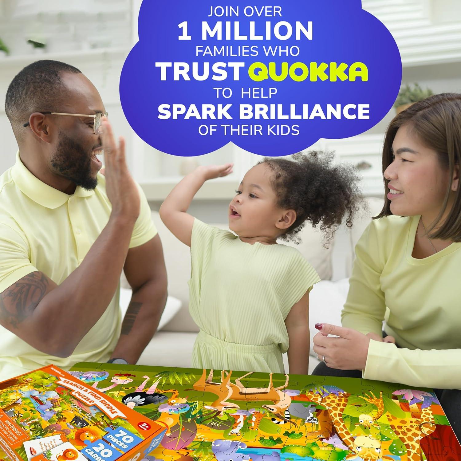 Puzzle Quokka 70 Piezas Adivinanza para Niños 4-8 Años