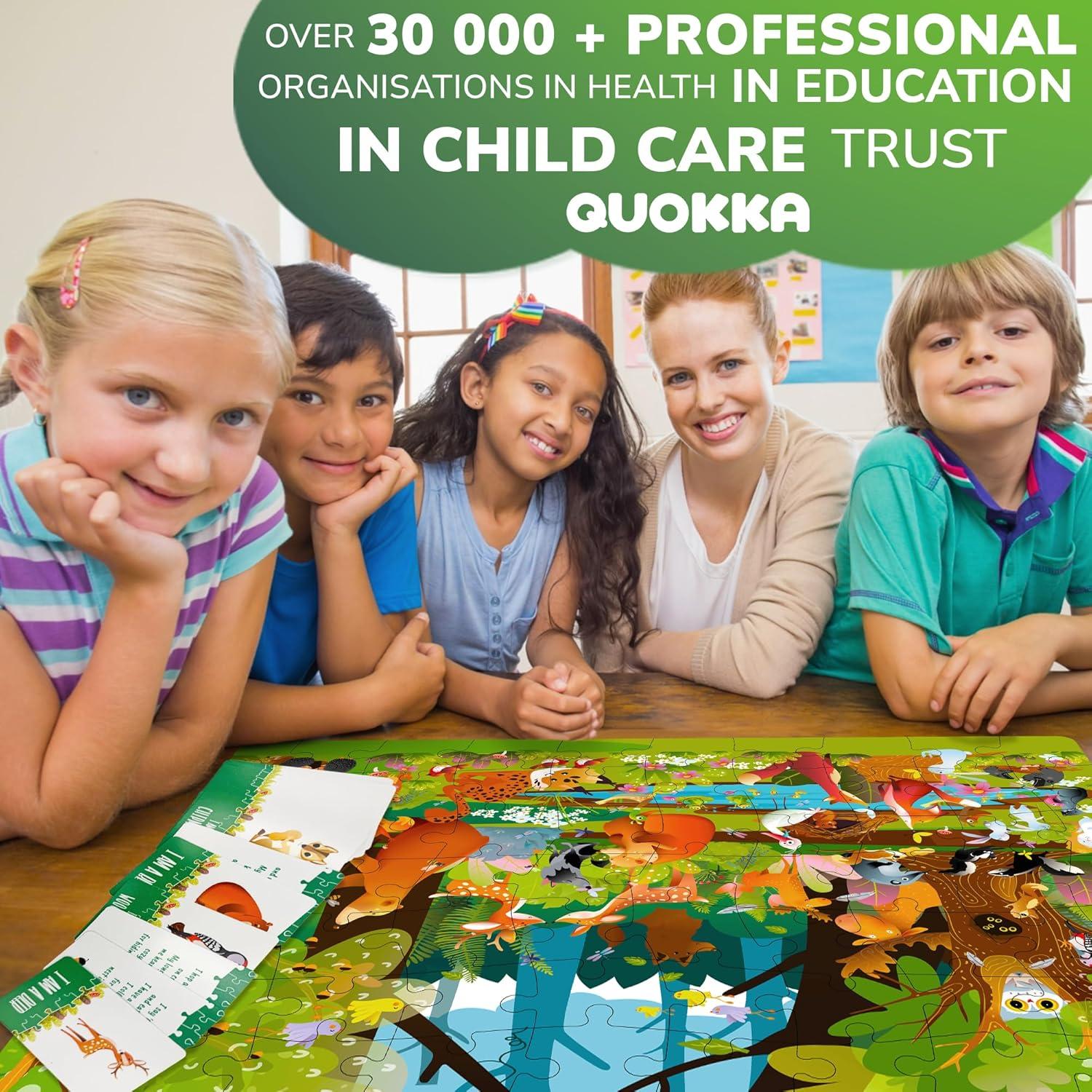 Puzzle Quokka 70 Piezas Bosque para Niños 4 a 8 Años