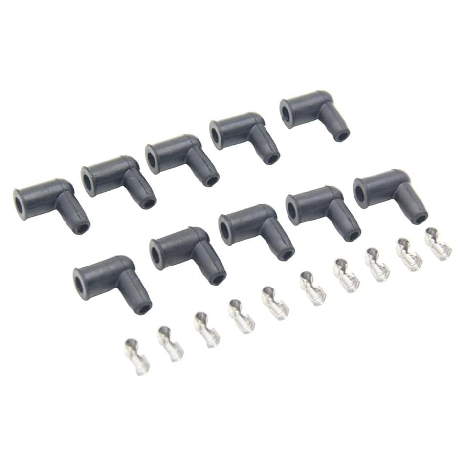 Kit de Botas de Bujía 90 Grados JIUDANI - 8 Cables de Encendido