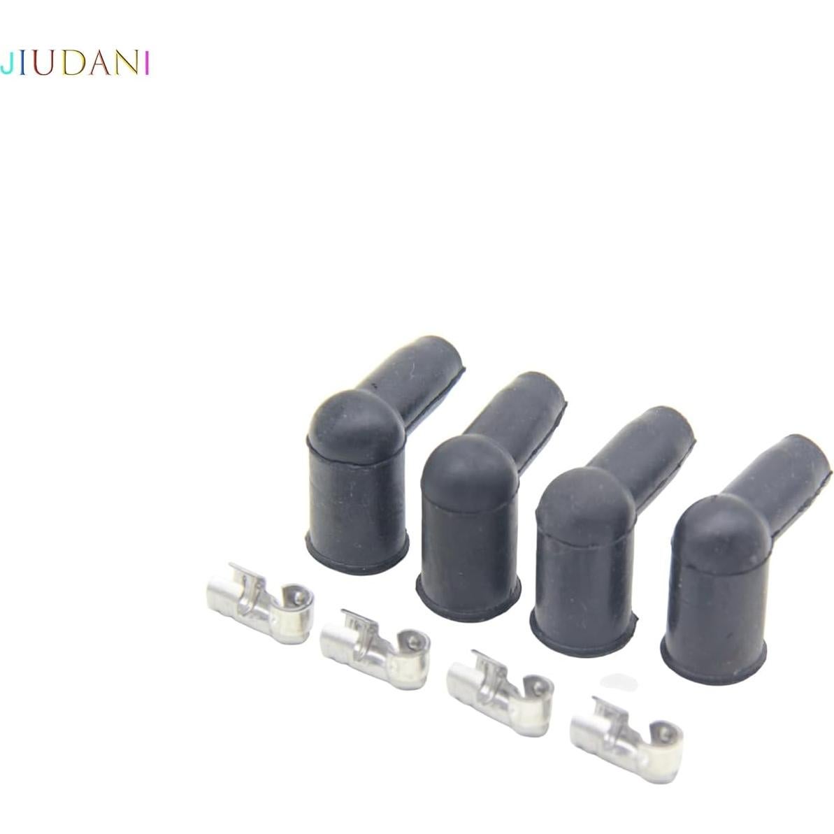 Kit de Botas de Bujía 90 Grados JIUDANI - 8 Cables de Encendido