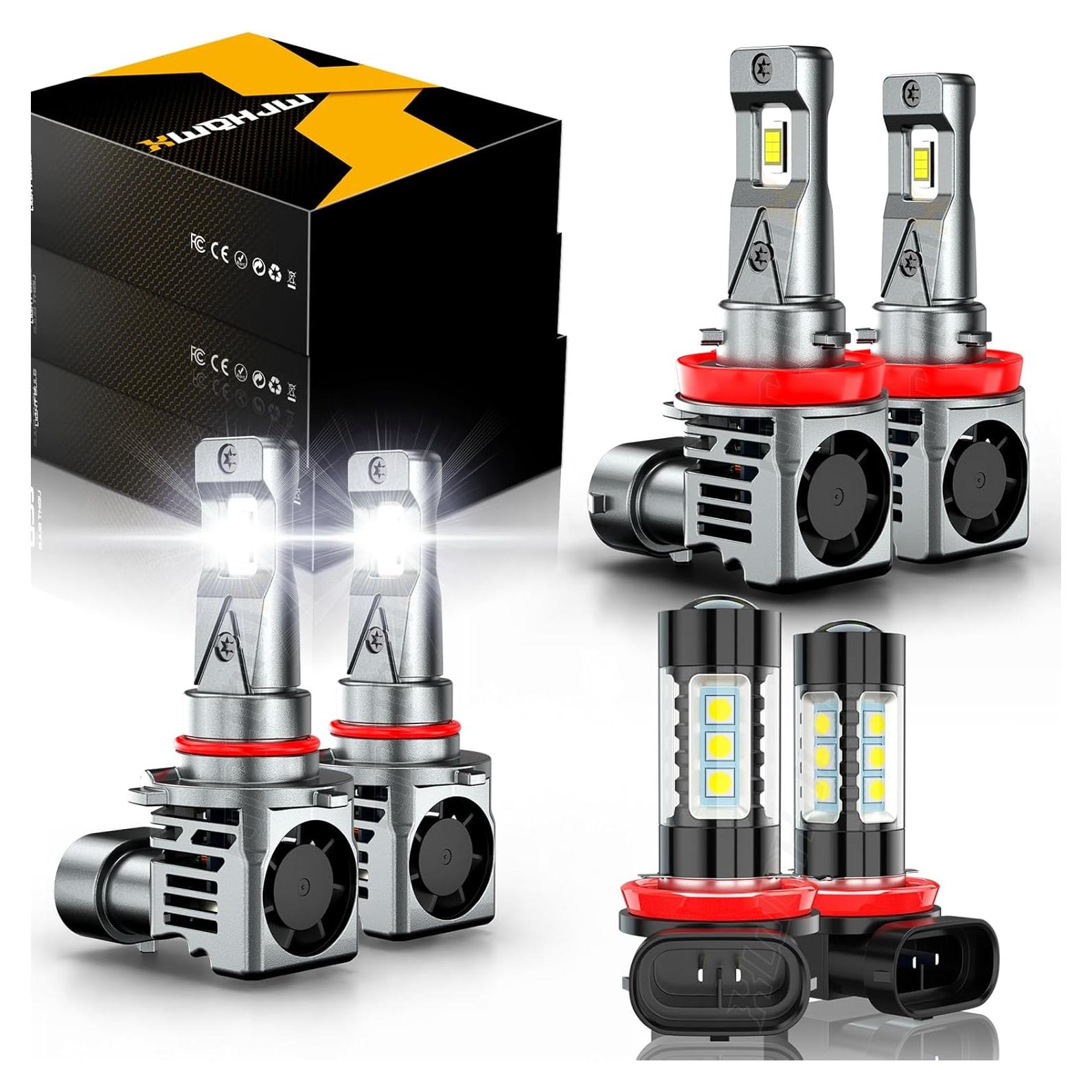 Kit de Bombillas de Niebla XWQHJW 9005 H11 H8 para Honda Civic 2016-2020