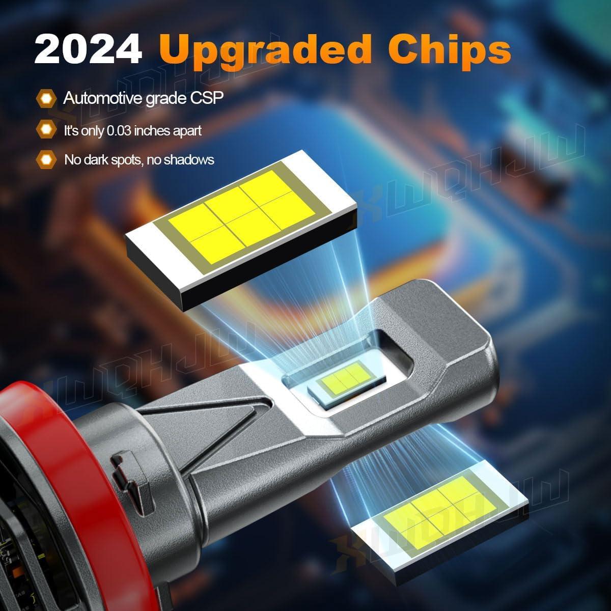 Kit de Bombillas de Niebla XWQHJW 9005 H11 H8 para Honda Civic 2016-2020