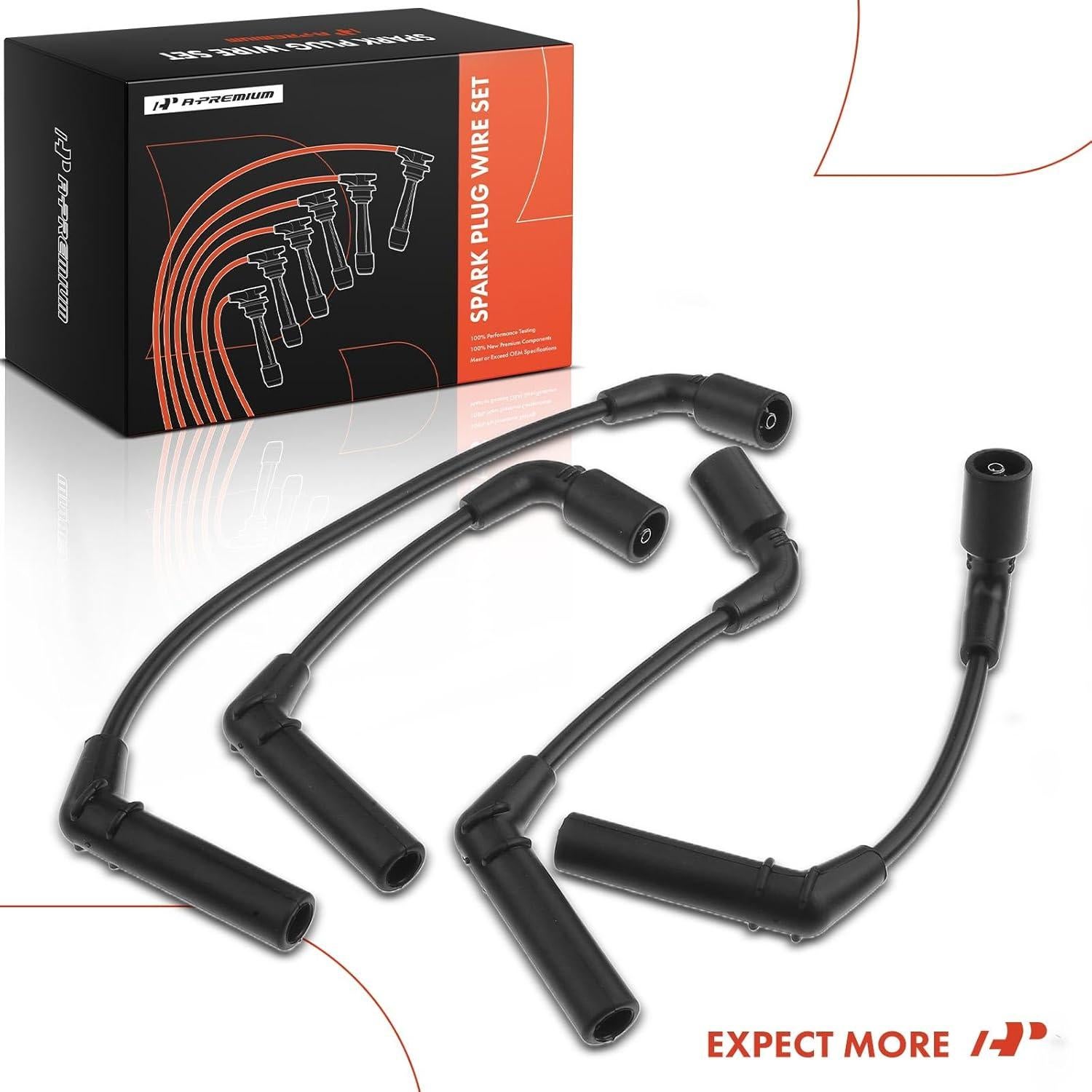 Cables de Bujía A-Premium para Chevrolet Matiz y Spark 2011-2015