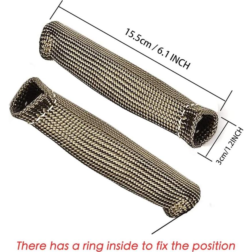 Escudo de Calor para Cable de Bujía XINPENGLIU - 8 Piezas 1371°C