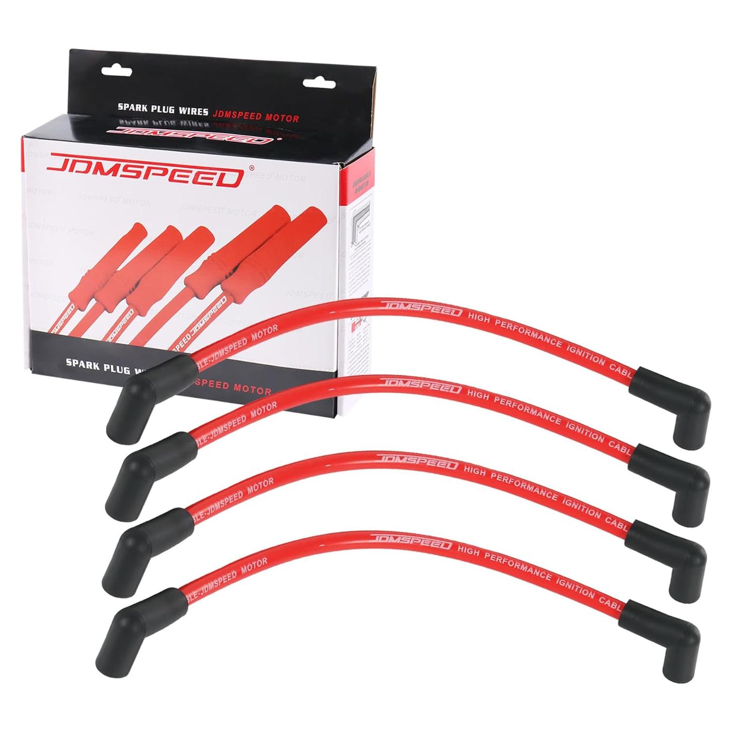 Juego de Cables de Bujía Marina JDMSPEED 10mm para Johnson Evinrude