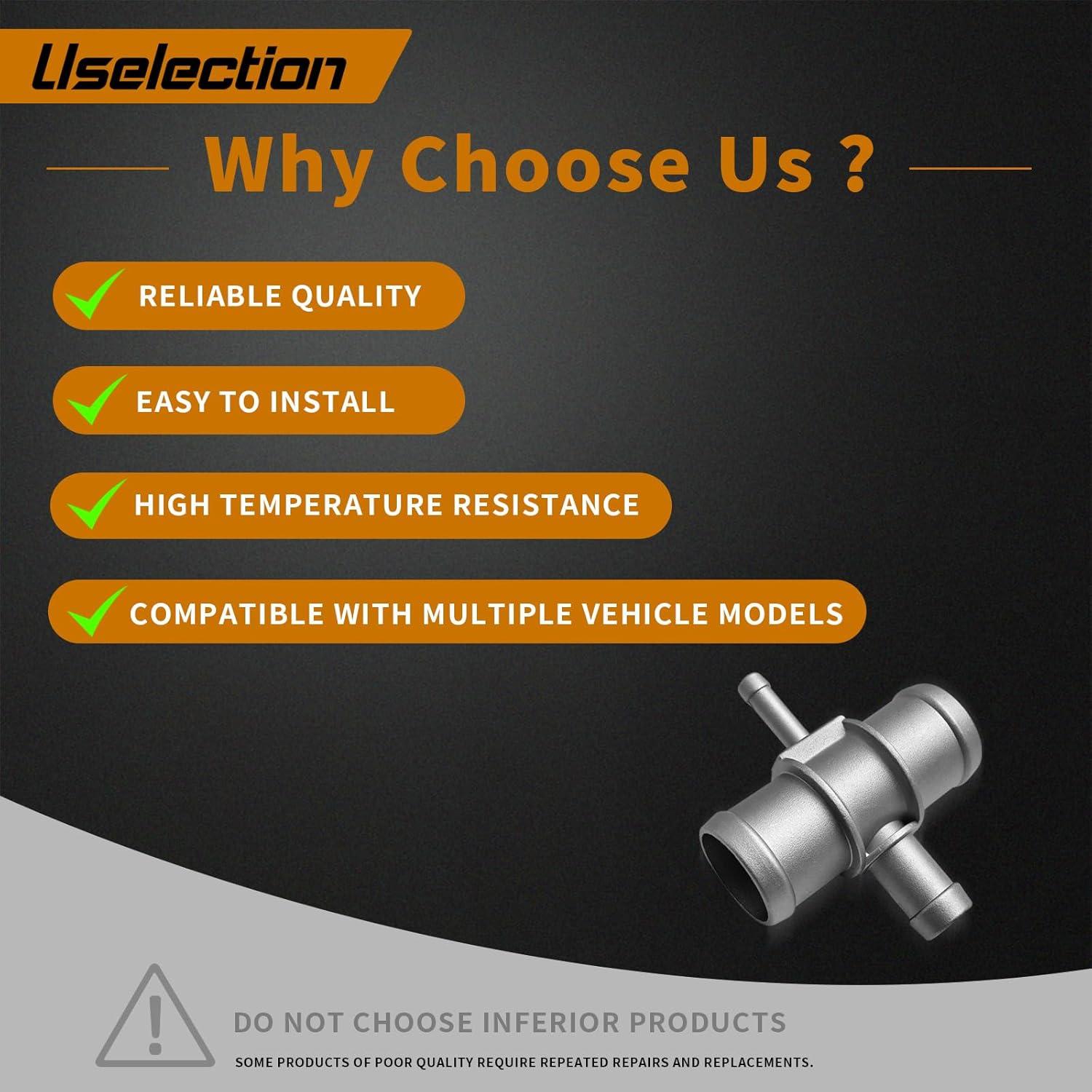 Conector de Manguera Refrigerante Uselection 1K0121087E Aluminio