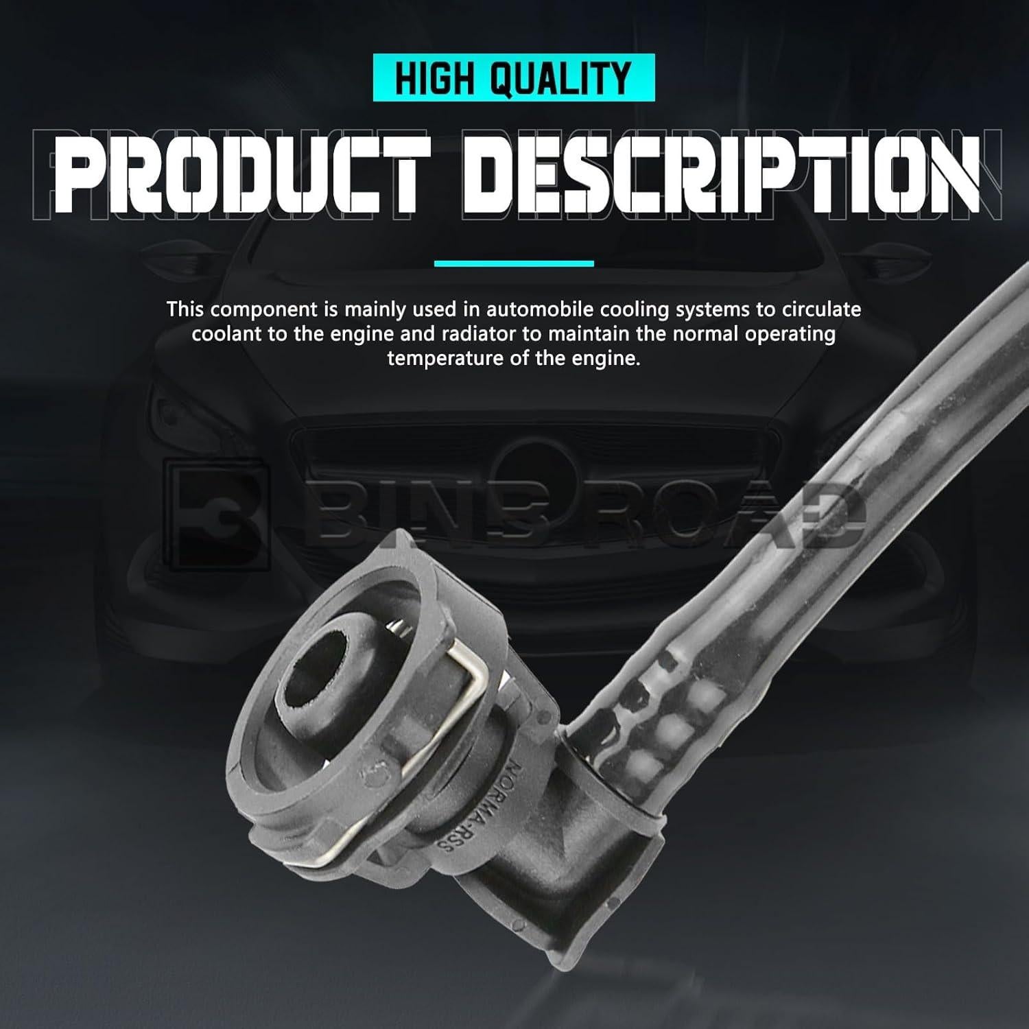 Kit de Mangueras de Refrigerante BINB para Mercedes Benz A180 A200 A250 B180 B200 CLA180