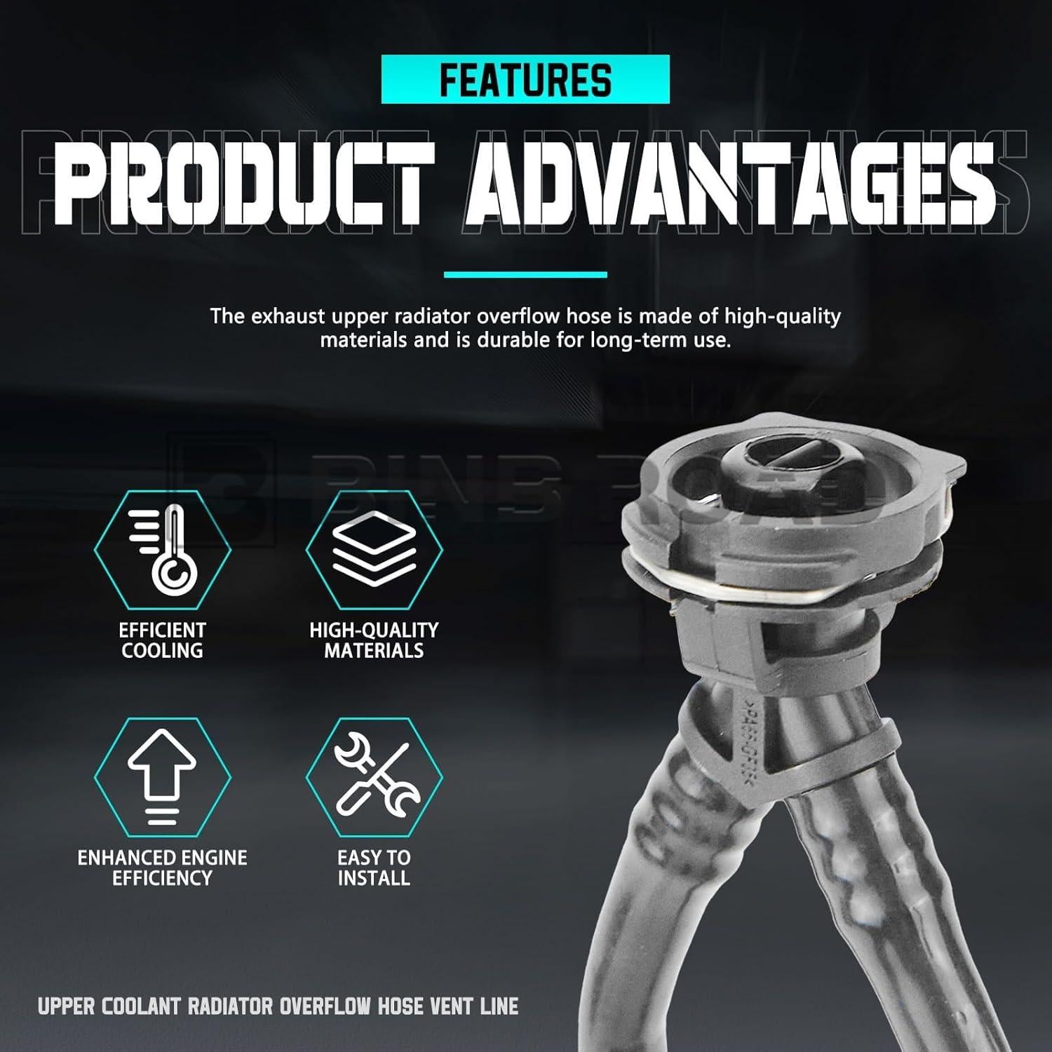 Kit de Mangueras de Refrigerante BINB para Mercedes Benz A180 A200 A250 B180 B200 CLA180