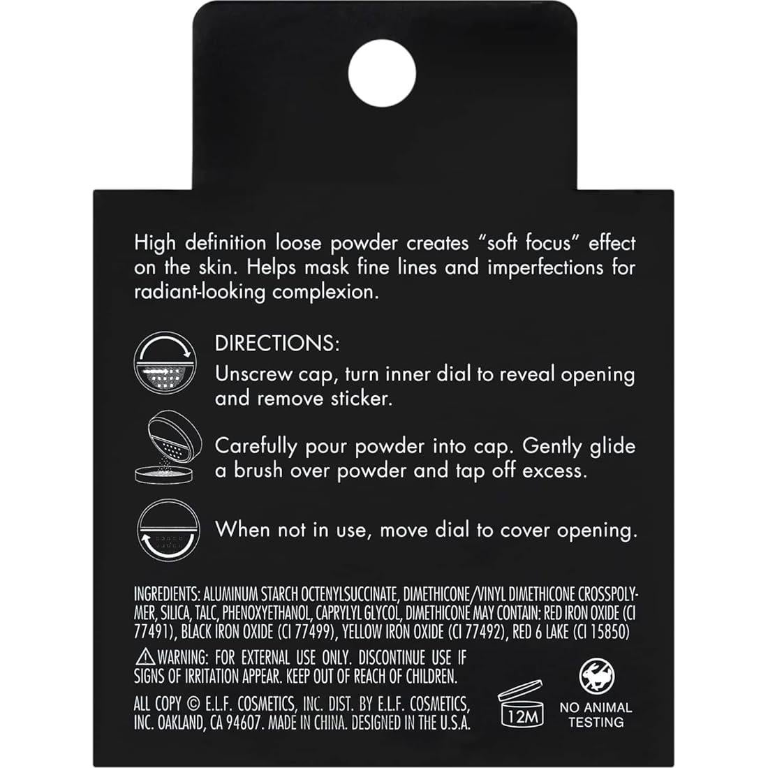 Polvo Suelto e.l.f. Alta Definición 7.94 g Luminiscencia Suave
