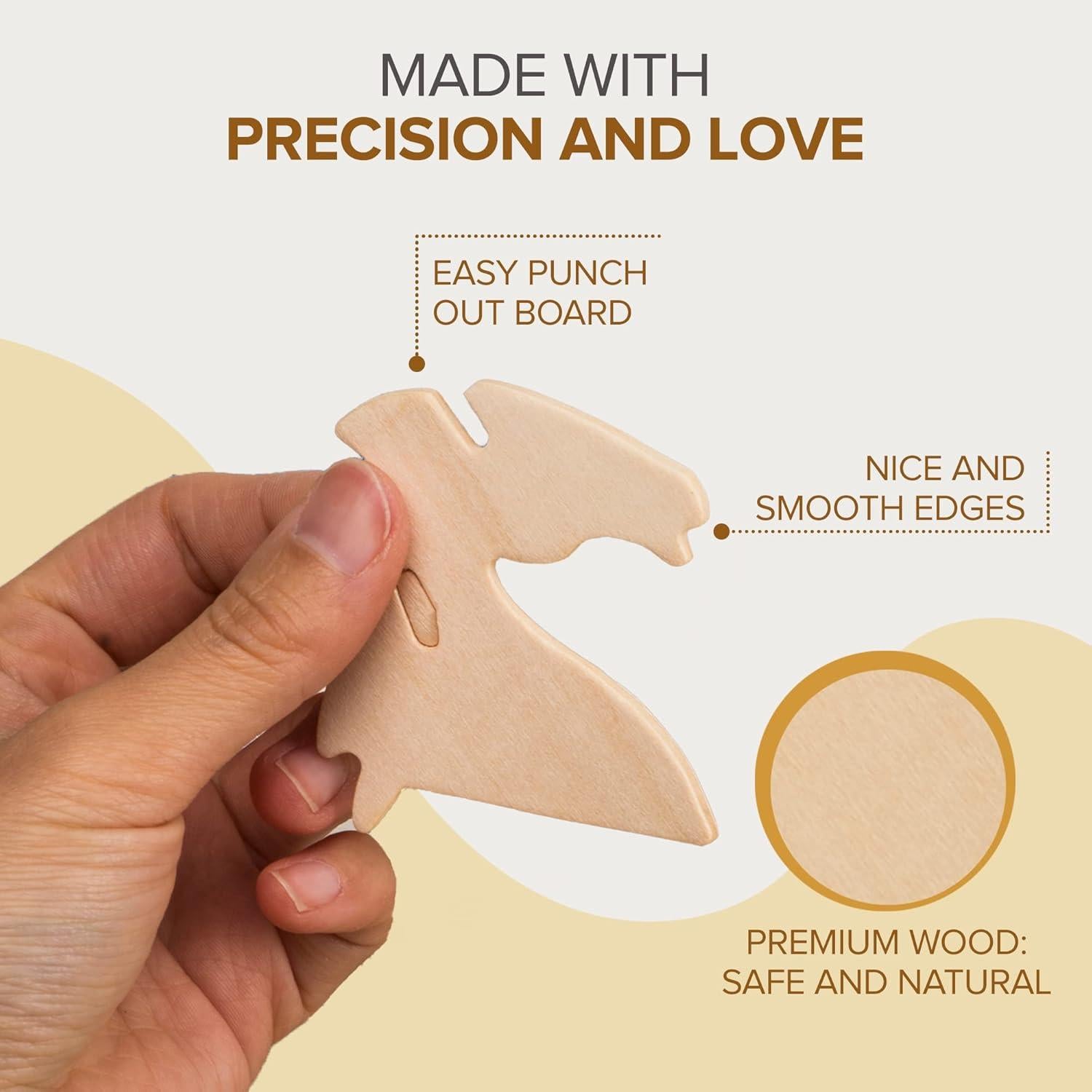 Rompecabezas 3D de Madera - 6 Dinosaurios Educativos