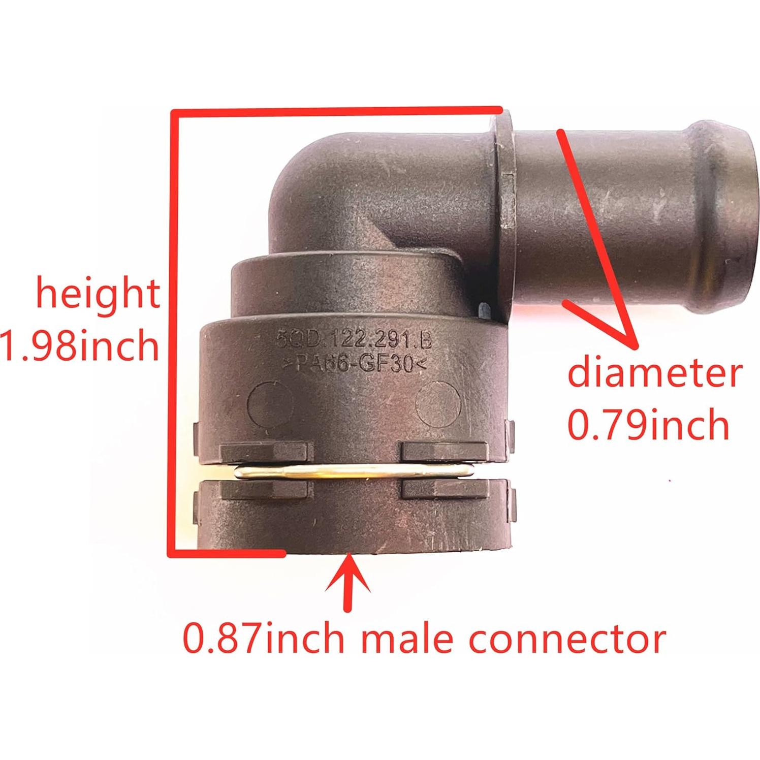 Adaptador de Conector de Manguera de Refrigerante FEEDUN NW16