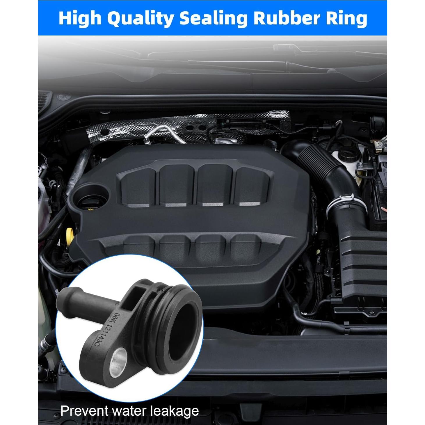 Tubo de Manguera de Refrigerante Yuantuo 06K121143 para Audi y Volkswagen