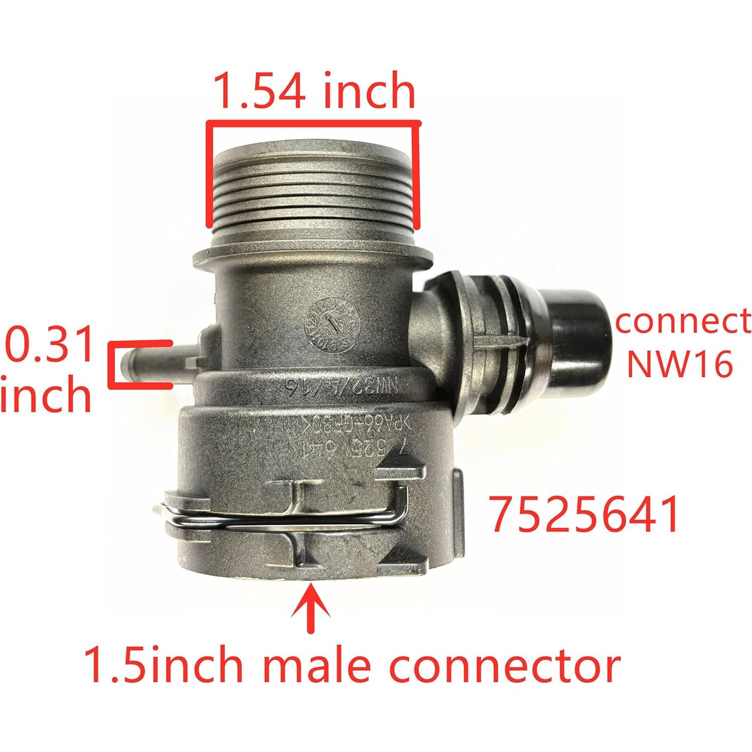 Kit Conector Mangueras Refrigerante BMW X3 X5 3 Series 5 Series