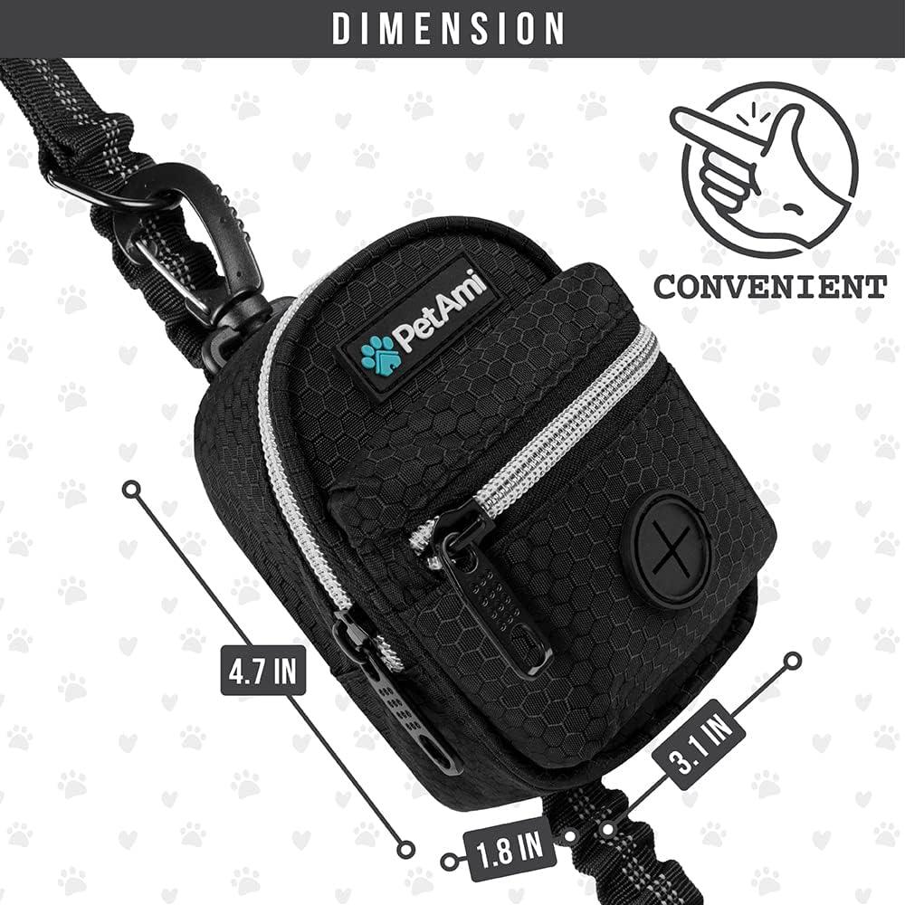 Dispensador de Bolsas de Excremento para Perros PetAmi Negro