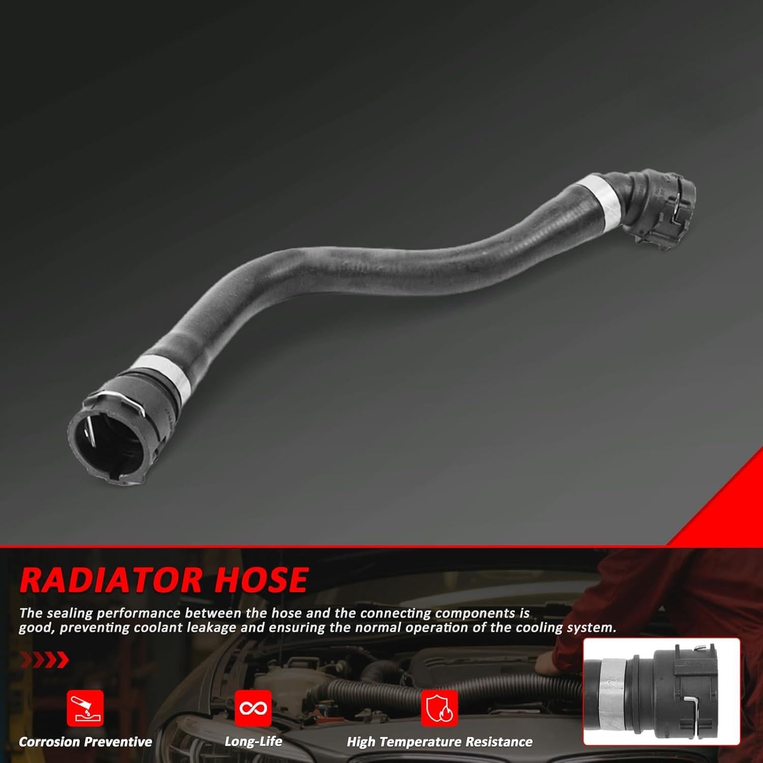 Manguera de Refrigerante Bomunik 17128634285 para BMW 1 2 3 4