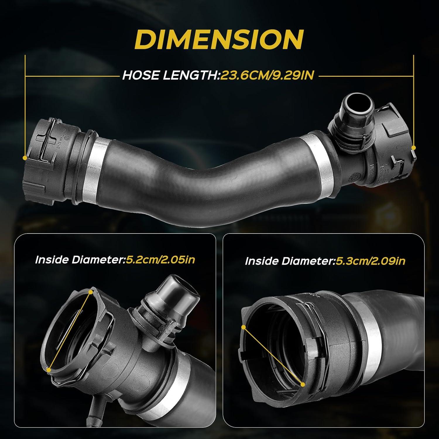 Manguera de Refrigerante Radiador ISINLASSO para BMW E90 E82 E89