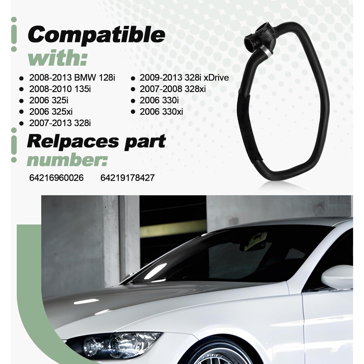 Manguera Intercambiador Calor HVAC Yuechuan BMW 128i 135i 325i 328i