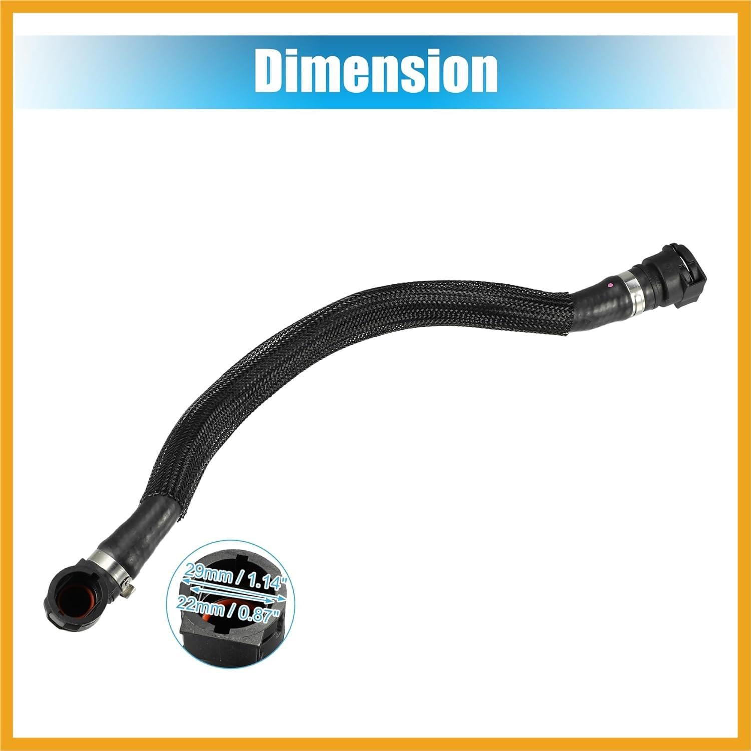 Manguera de Refrigerante BMW X5 2007-2010 4.8L V8 Reemplazo