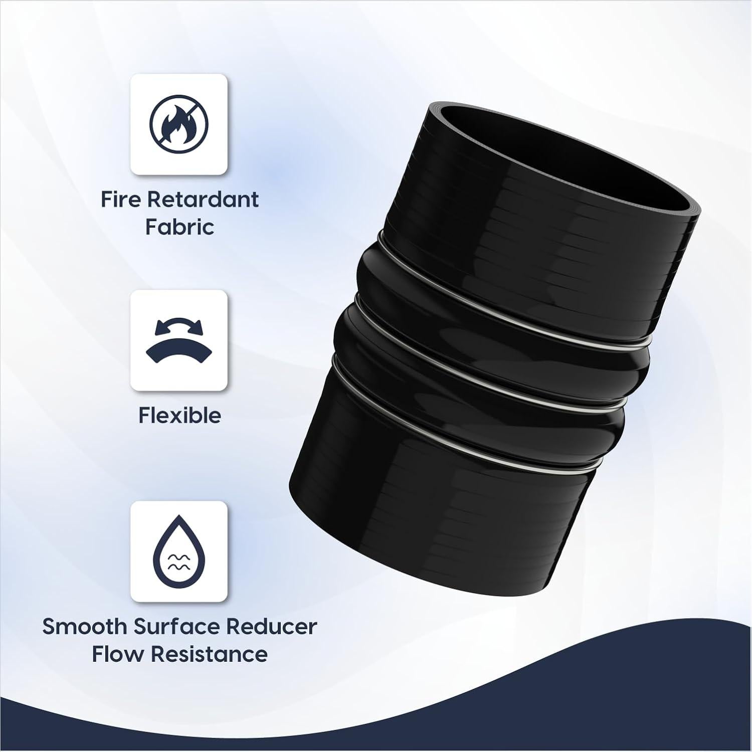 Manguera de Silicona Reforzada Endure 4" (102mm) para CAC