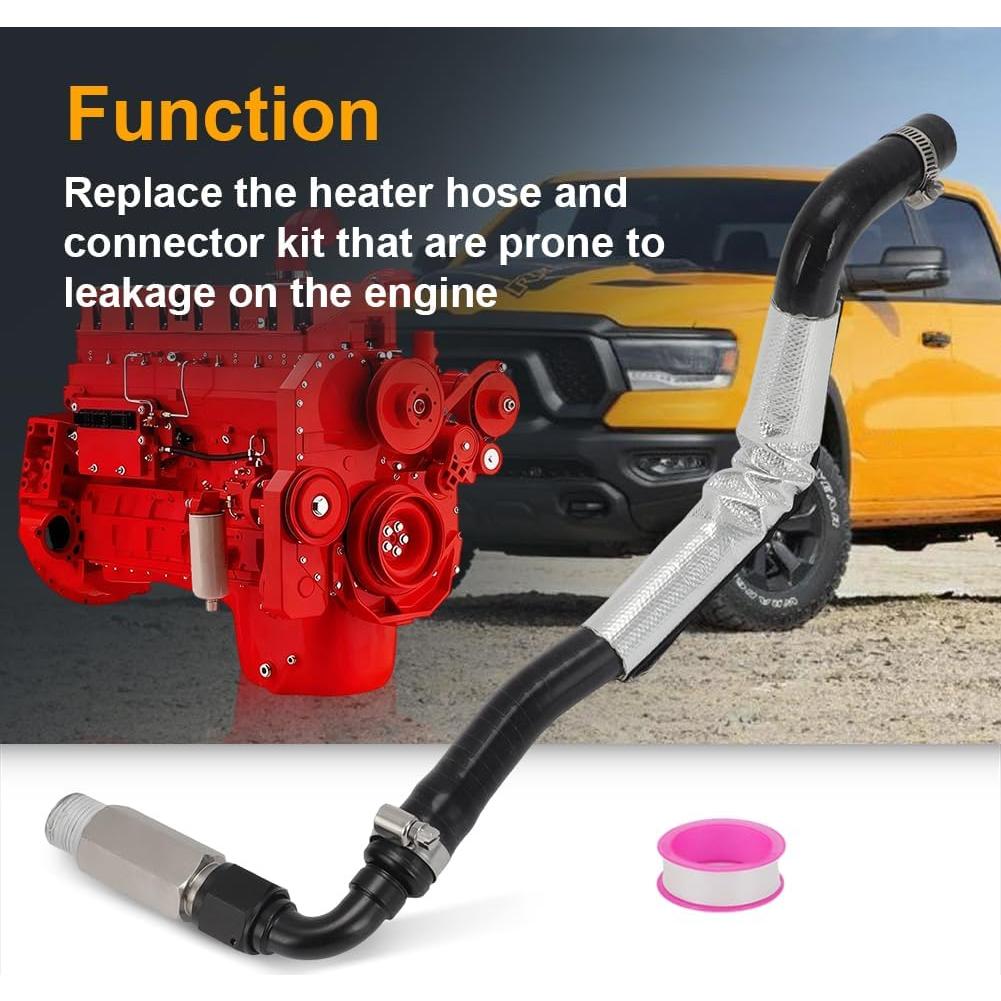 Kit Manguera y Conector Calefacción AUTOVIC 10AN para Dodge Ram 6.7L