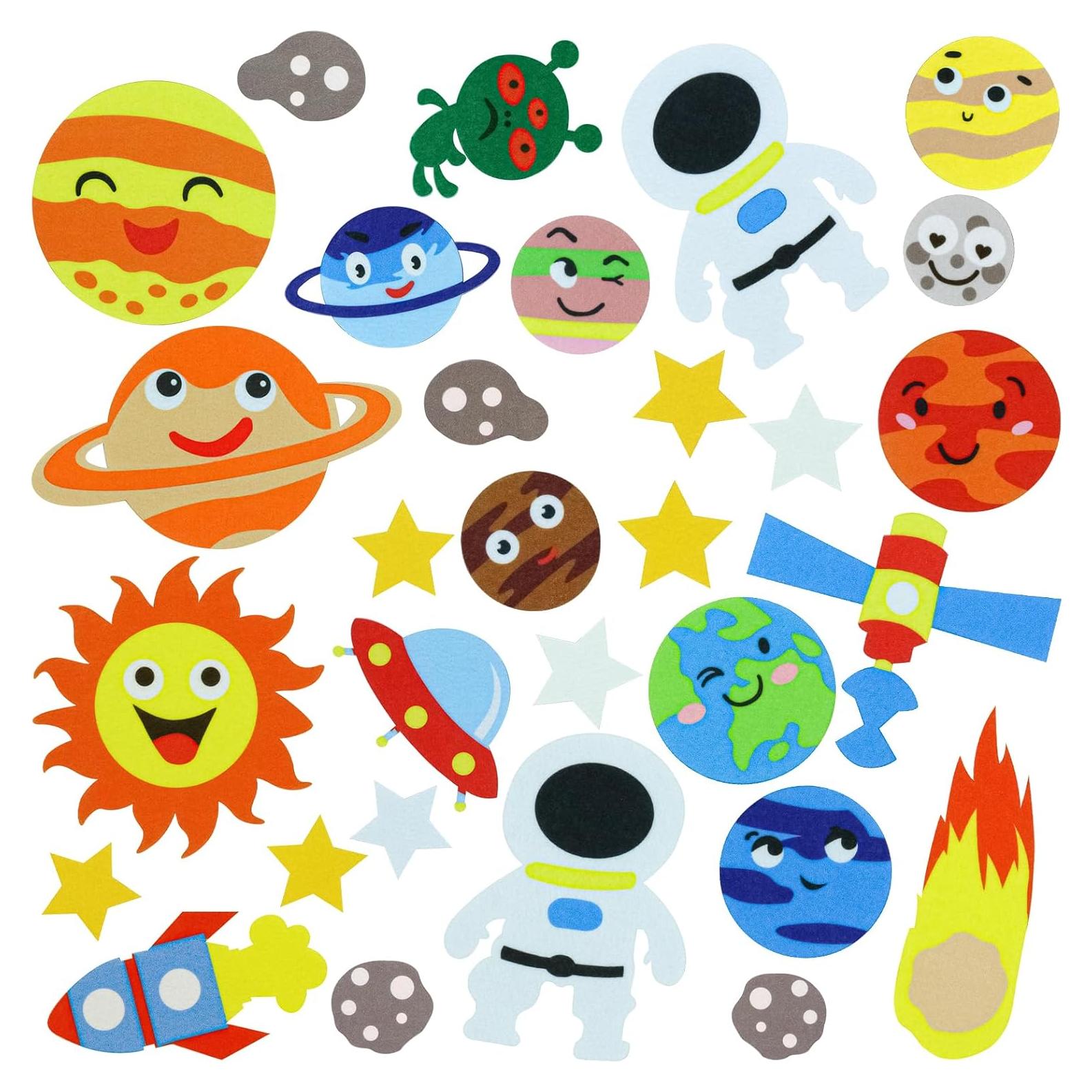 Conjunto de 30 Figuras de Fieltro BXI para Niños 3+