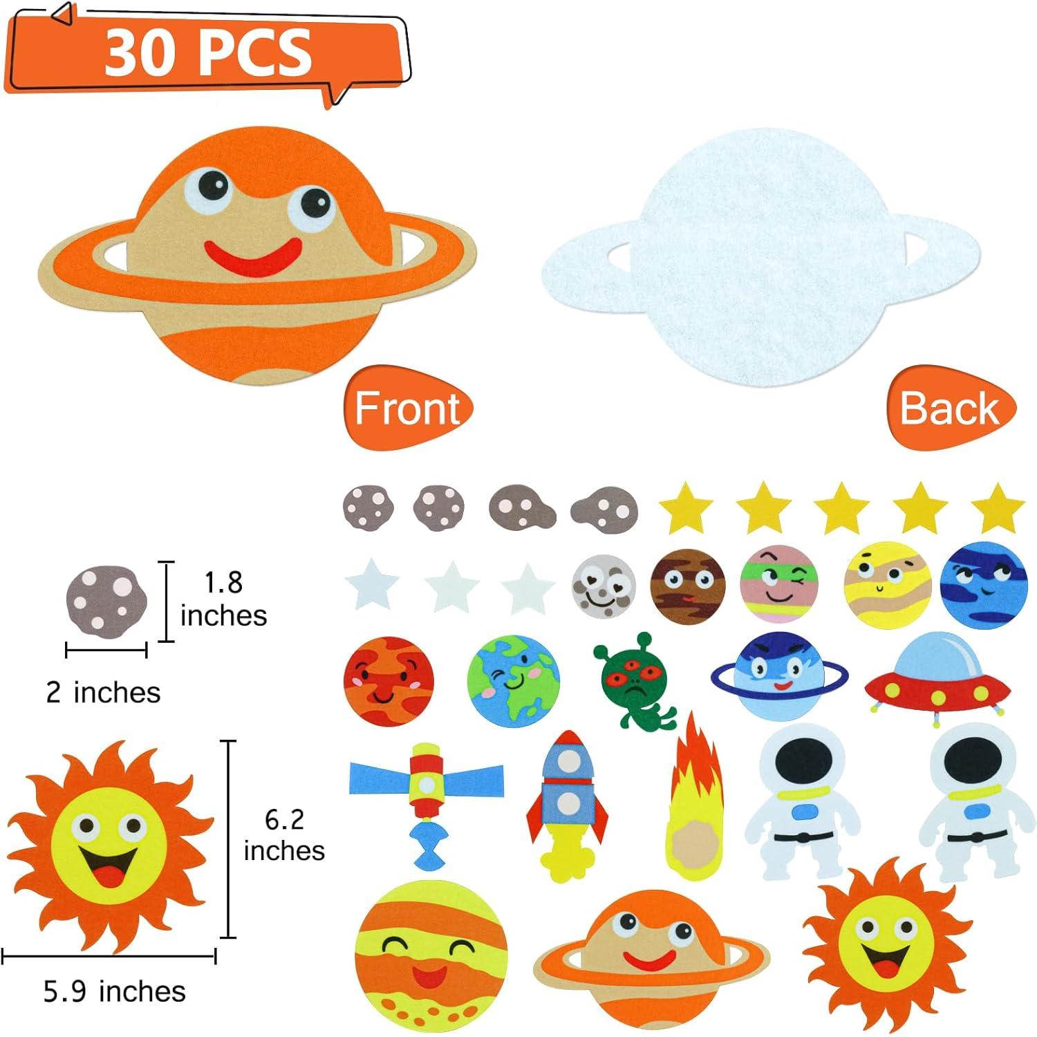 Conjunto de 30 Figuras de Fieltro BXI para Niños 3+