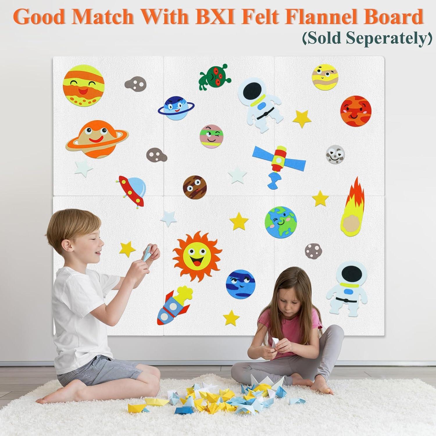 Conjunto de 30 Figuras de Fieltro BXI para Niños 3+