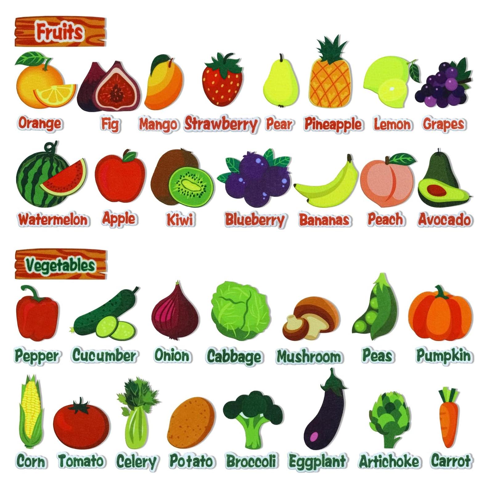 Conjunto de 30 Figuras de Fieltro BXI para Niños