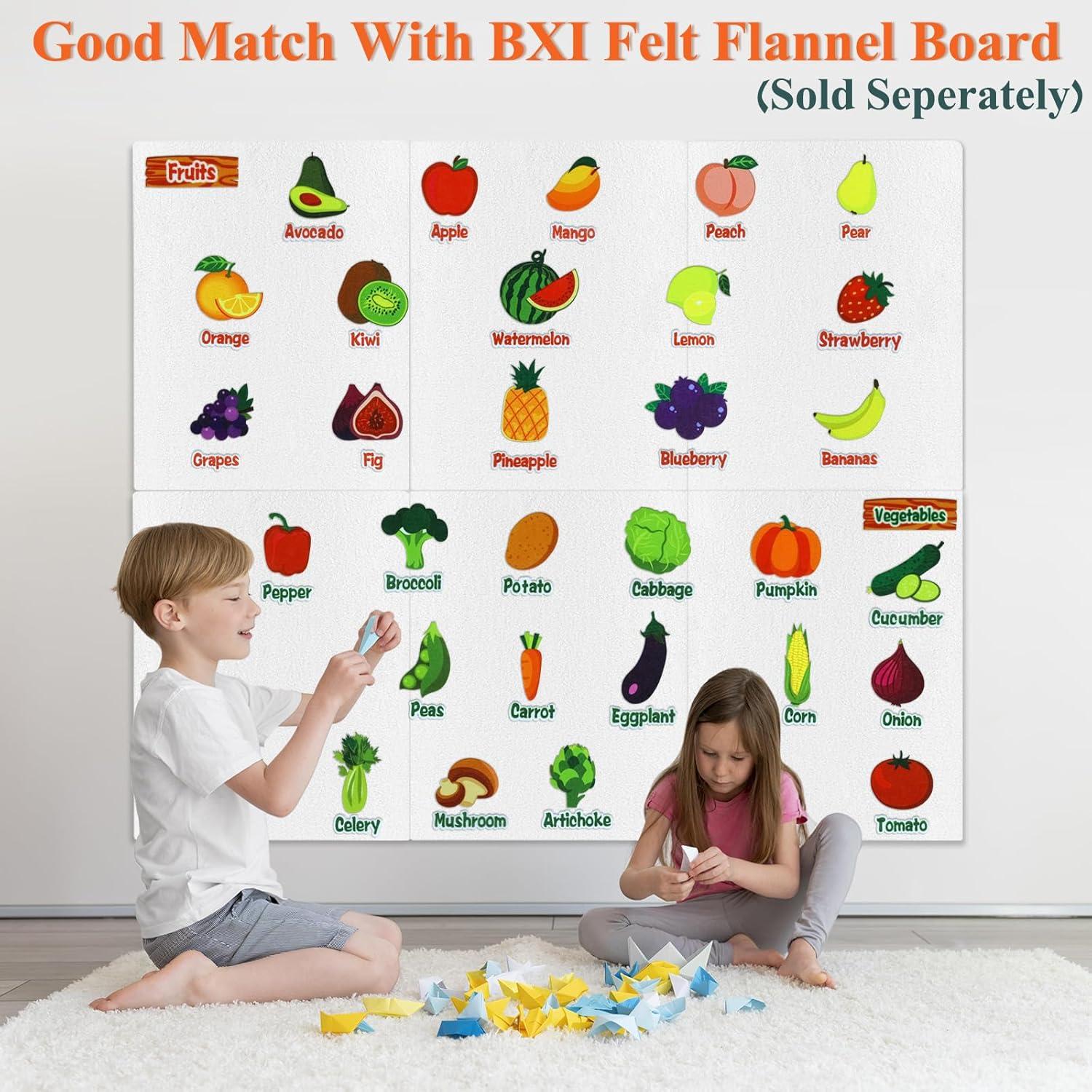 Conjunto de 30 Figuras de Fieltro BXI para Niños