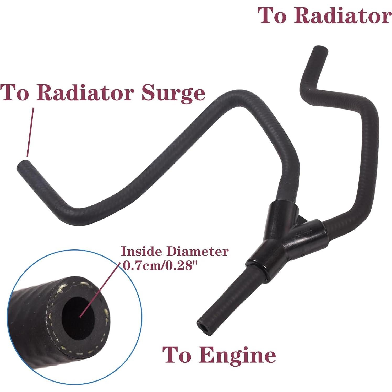 Manguera de desbordamiento refrigerante BEONEO 22908202 Cadillac