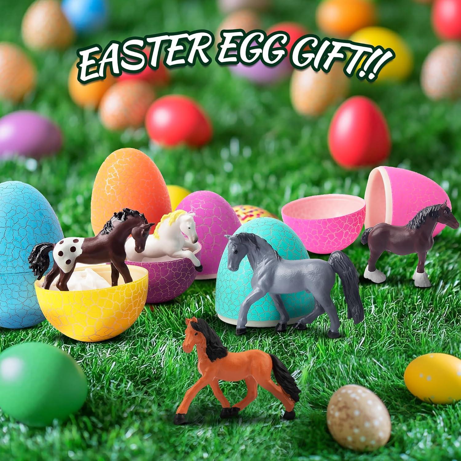 Figuras de Caballos Toymany 12PCS Miniaturas 5-8 cm