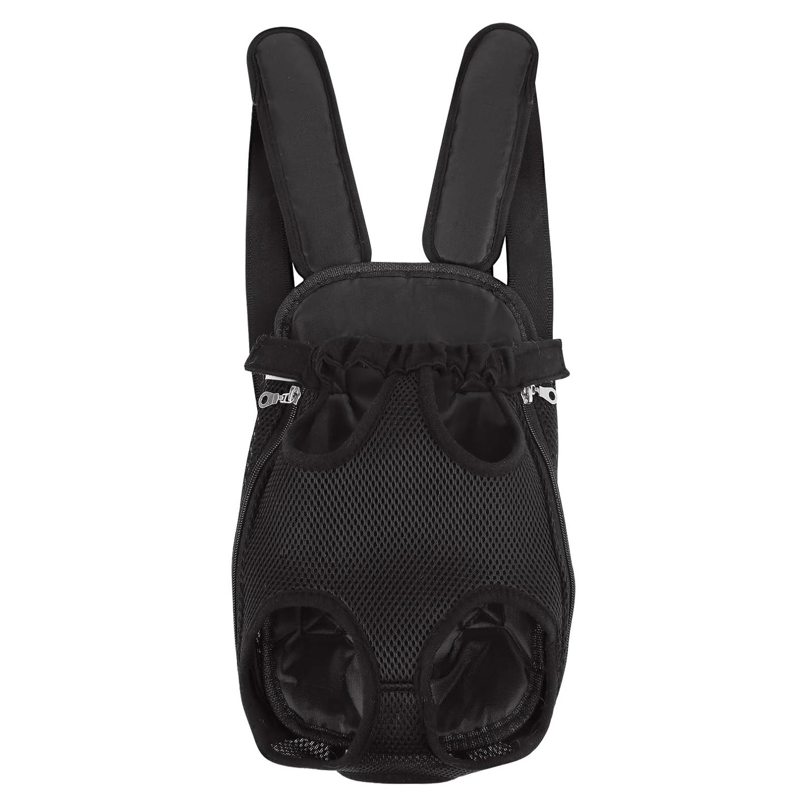 Mochila Transportadora para Perros y Gatos Inspack M Negra