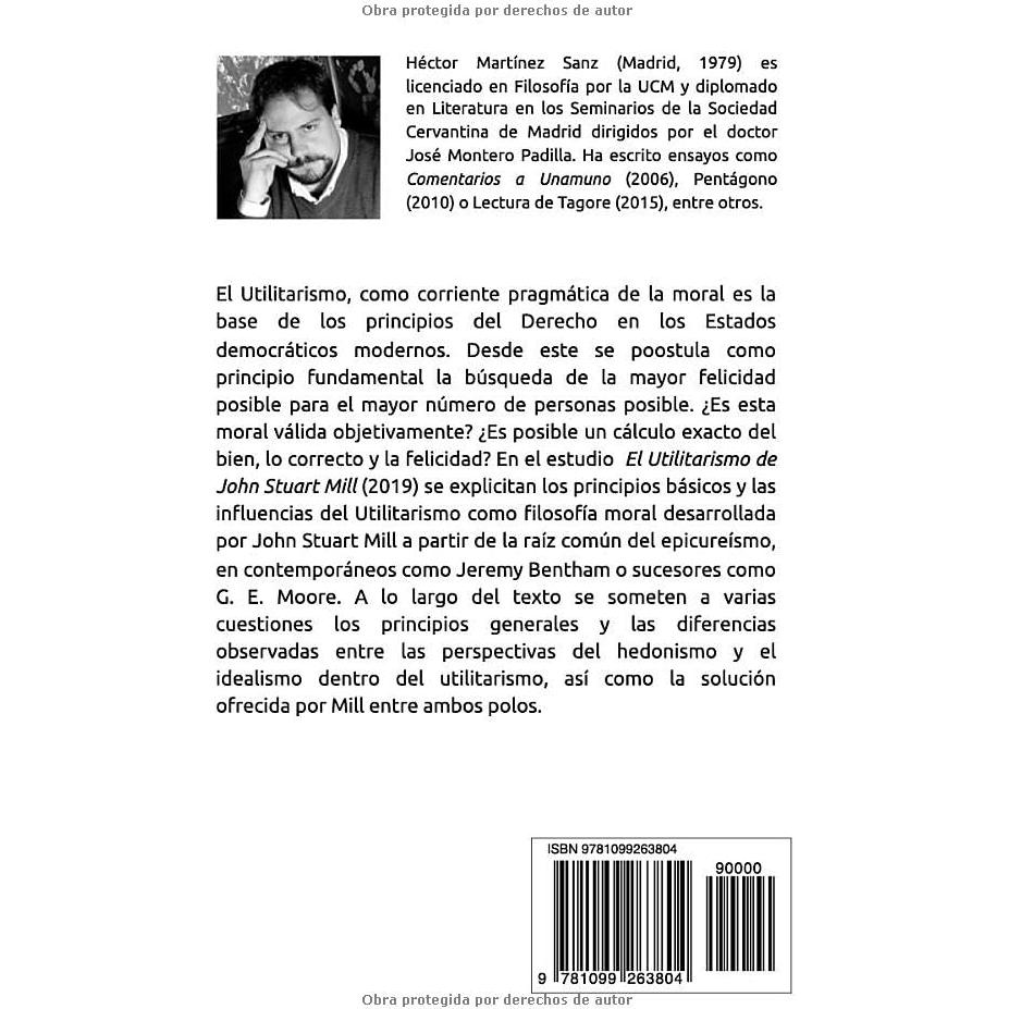 El Utilitarismo de John Stuart Mill (Colección de Filosofía) (Spanish Edition)