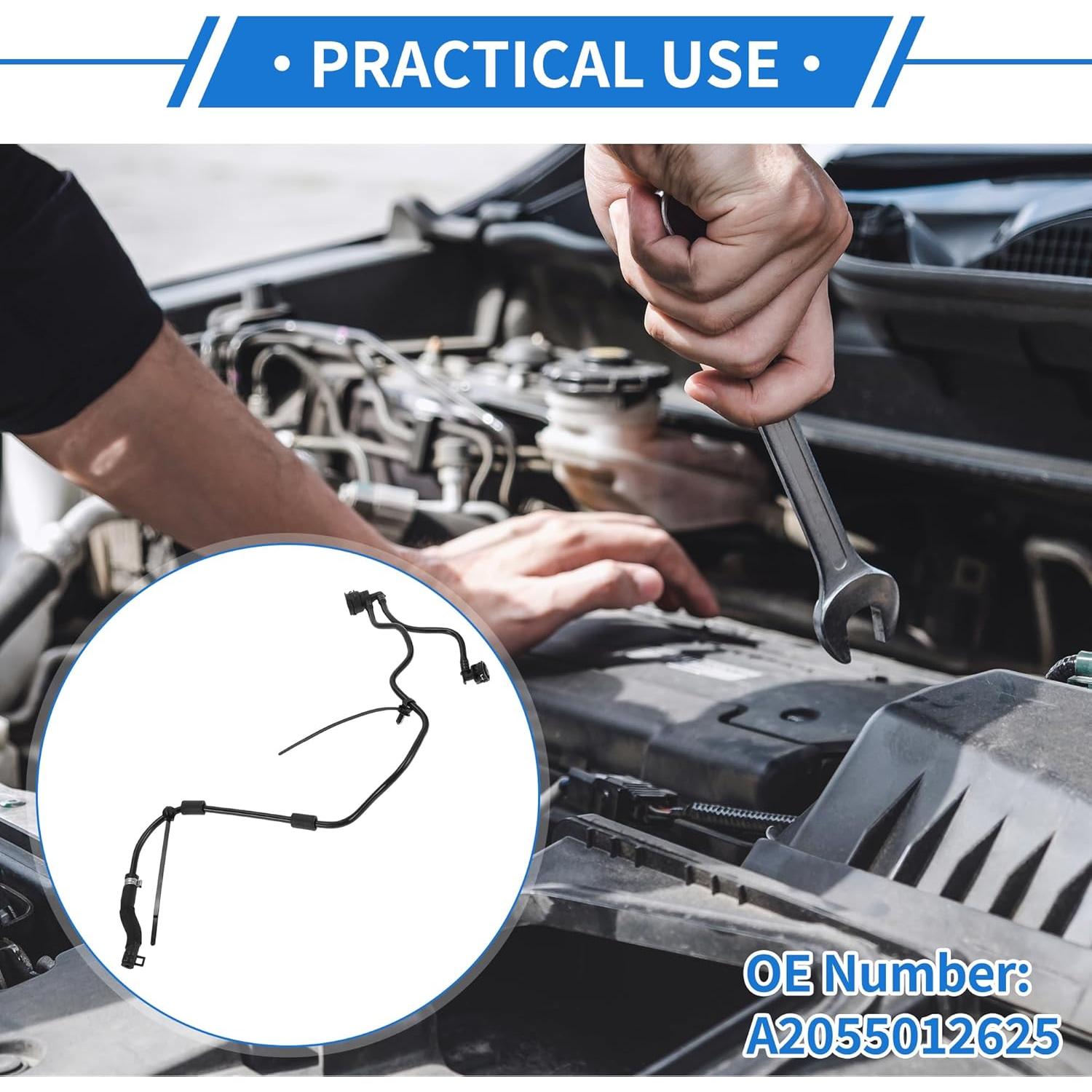 Manguera de Desbordamiento de Refrigerante VekAuto para Mercedes-Benz C300 C350e