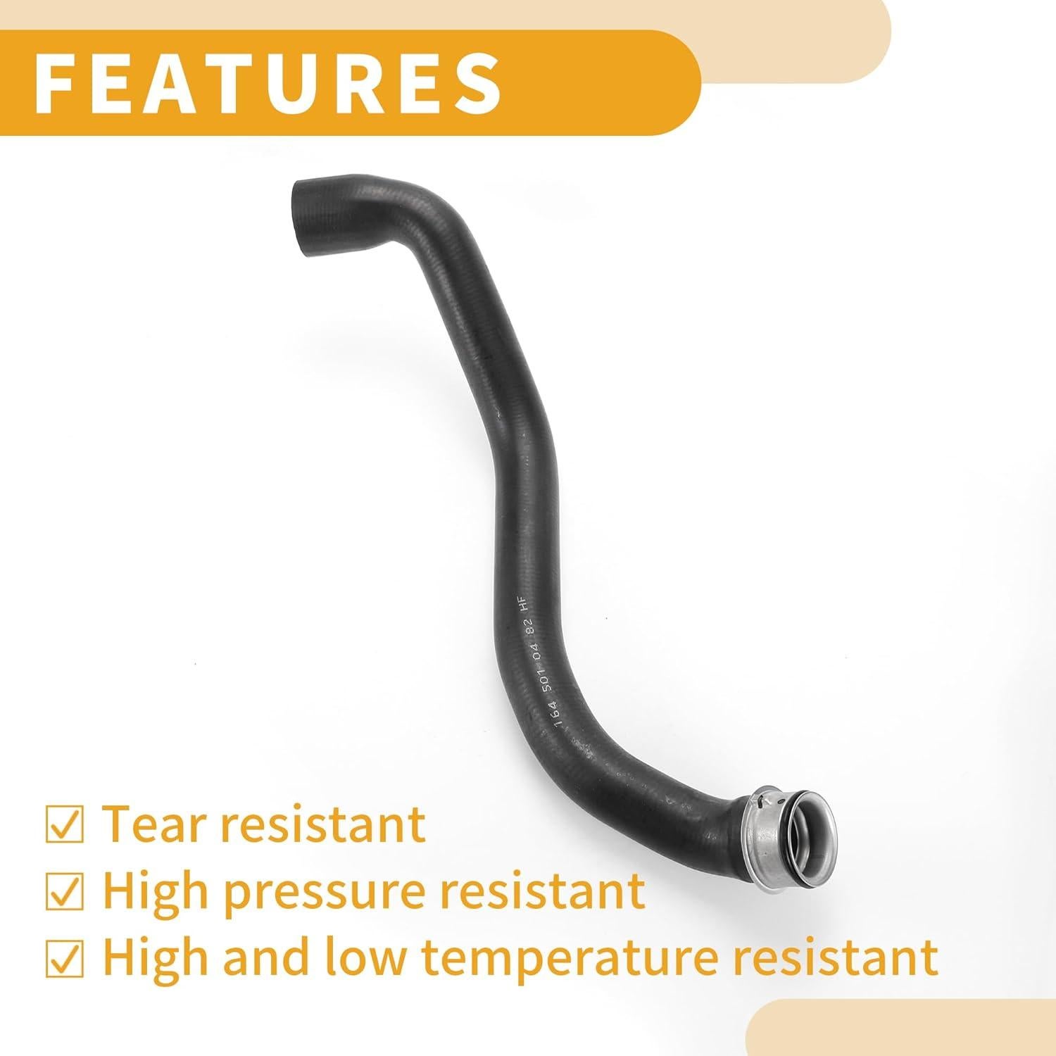 Manguera de Radiador Partuto A1645010482 para Mercedes-Benz ML350 2006-2011