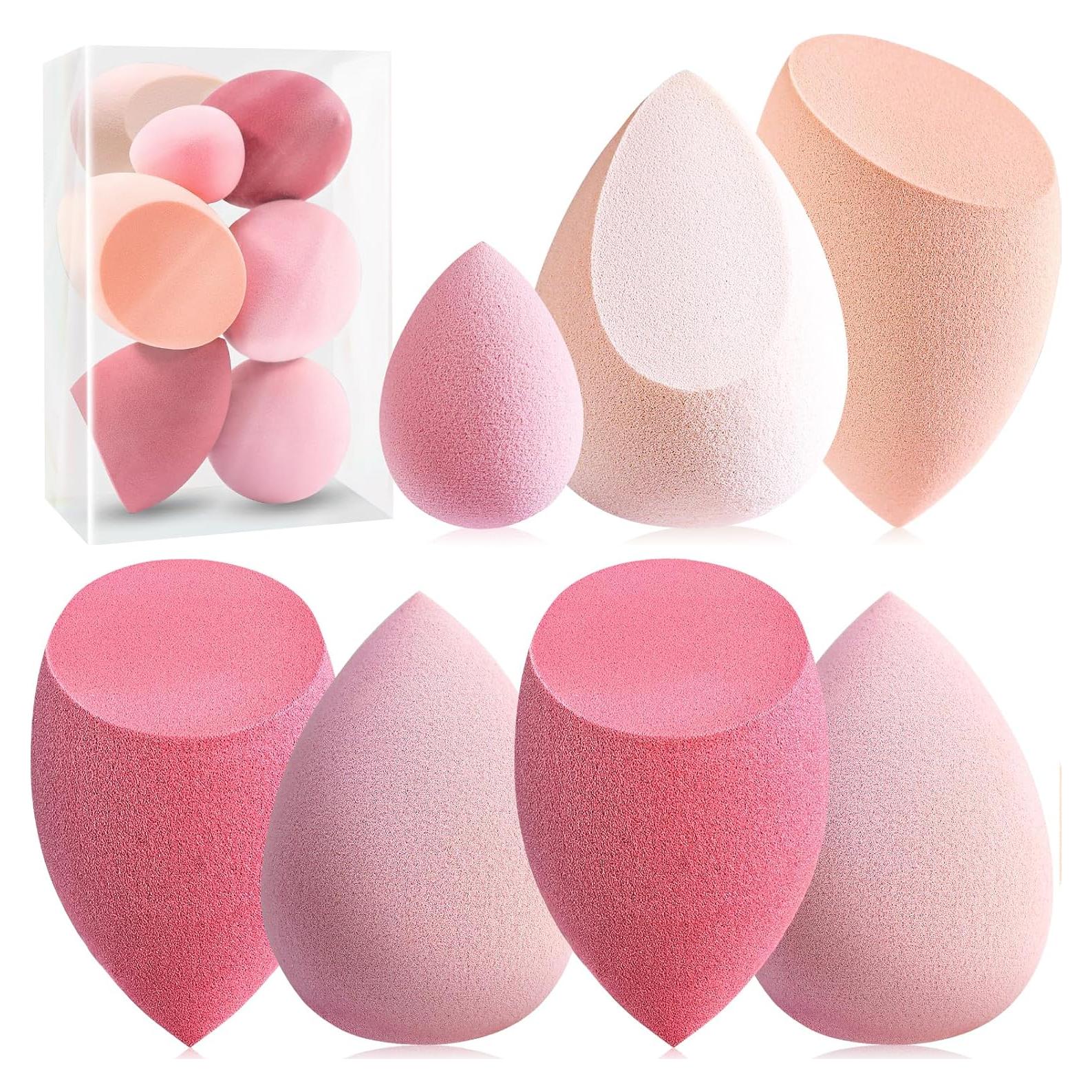 Juego de Esponjas de Maquillaje Foonbe 7 Pcs Veganas