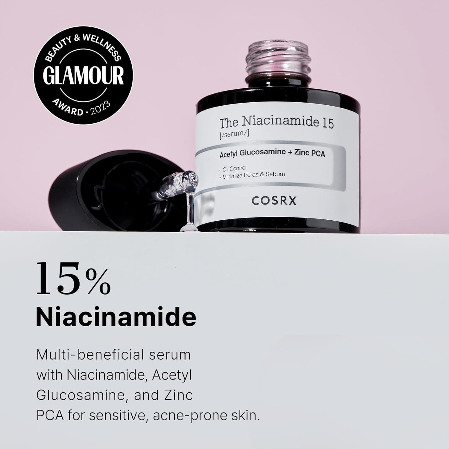Suero Facial COSRX 15% Niacinamida 19.8 ml Minimiza Poros