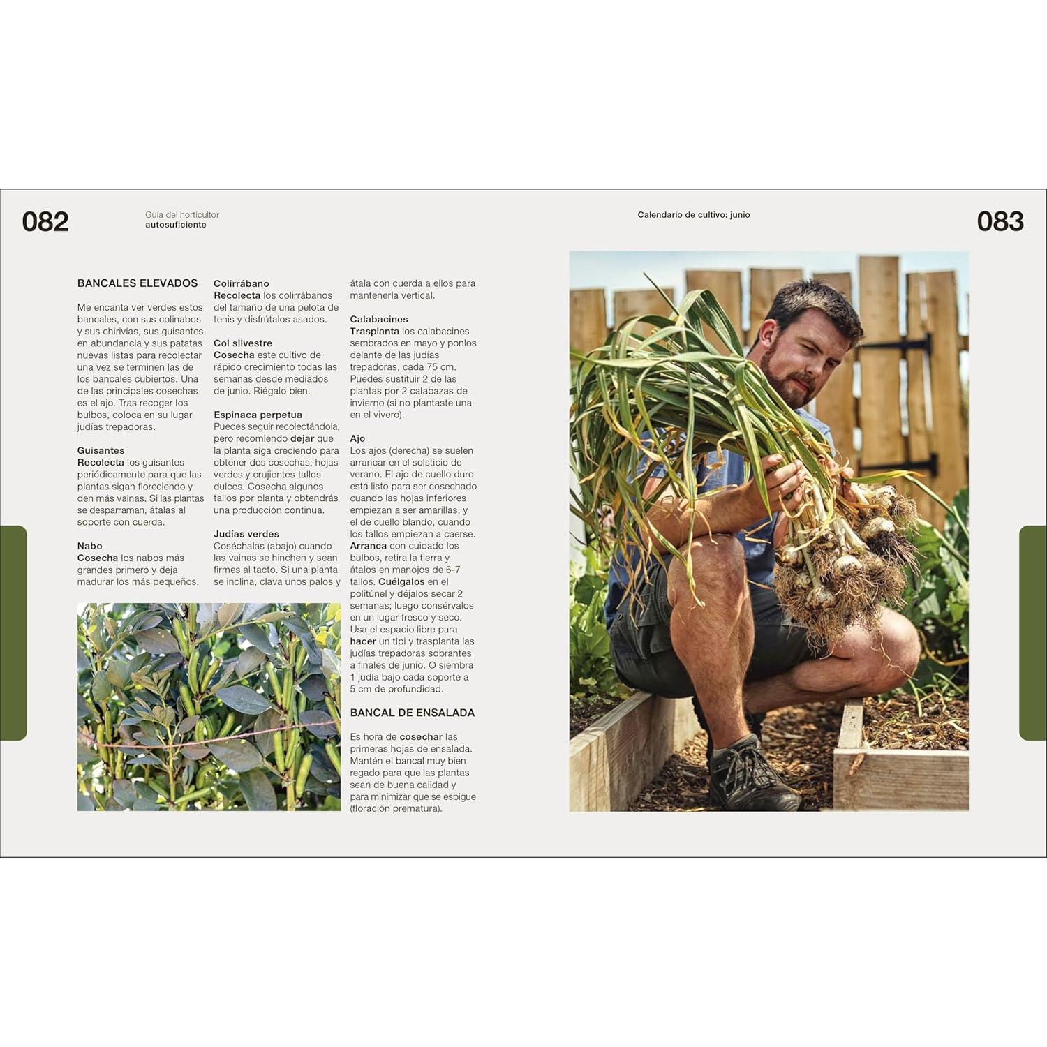 Guía del horticultor autosuficiente (The Self-Sufficient Garden) (Spanish Edition)