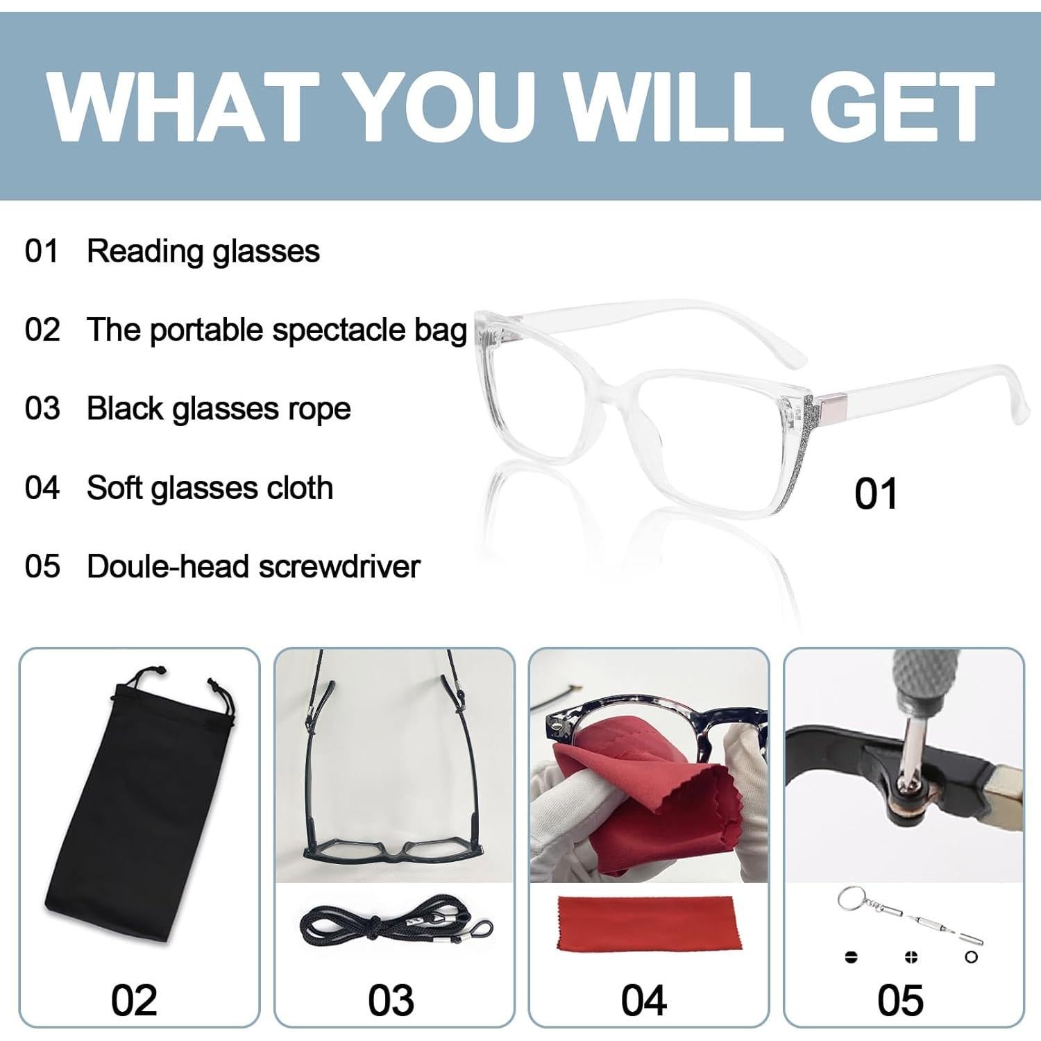 Gafas de Lectura OCCI CHIARI 2.0x Modernas para Mujeres