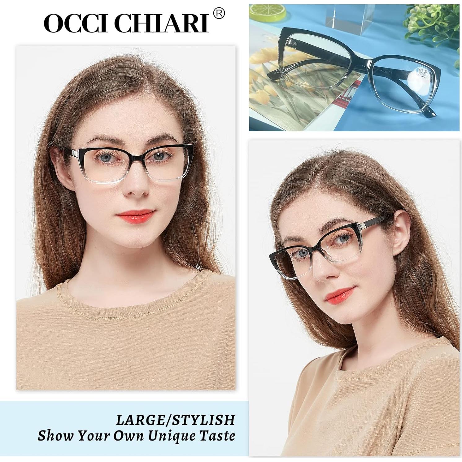 Gafas de Lectura OCCI CHIARI Mujeres Estilosas 1.0x 2.0x